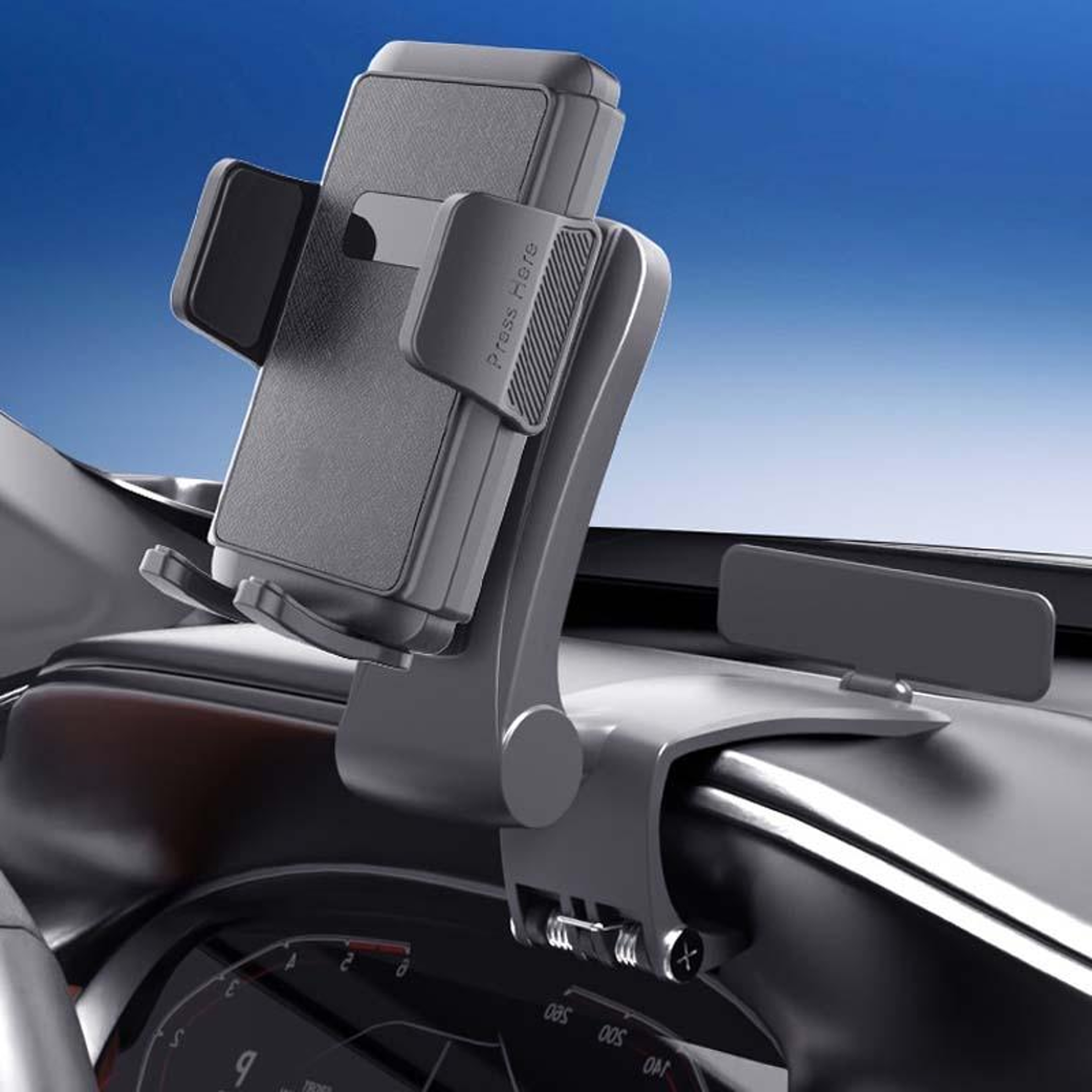 Rotating Foldable Car Phone Holder Dashboard Phone Mount For Safe Navigation 1
