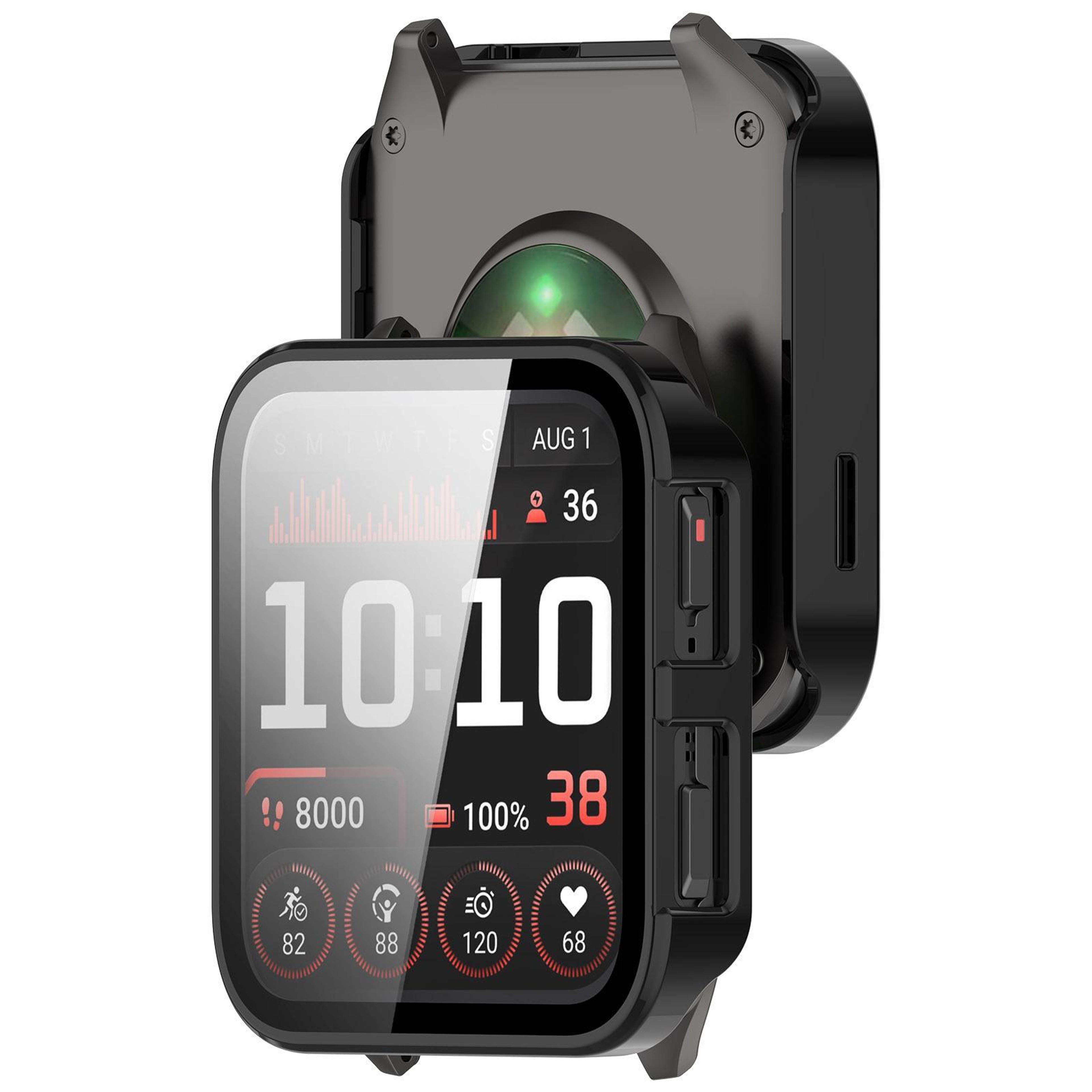 Garmin Venu X1 Case With Tempered Glass Screen Protector Lightweight PC Watch Cover 1