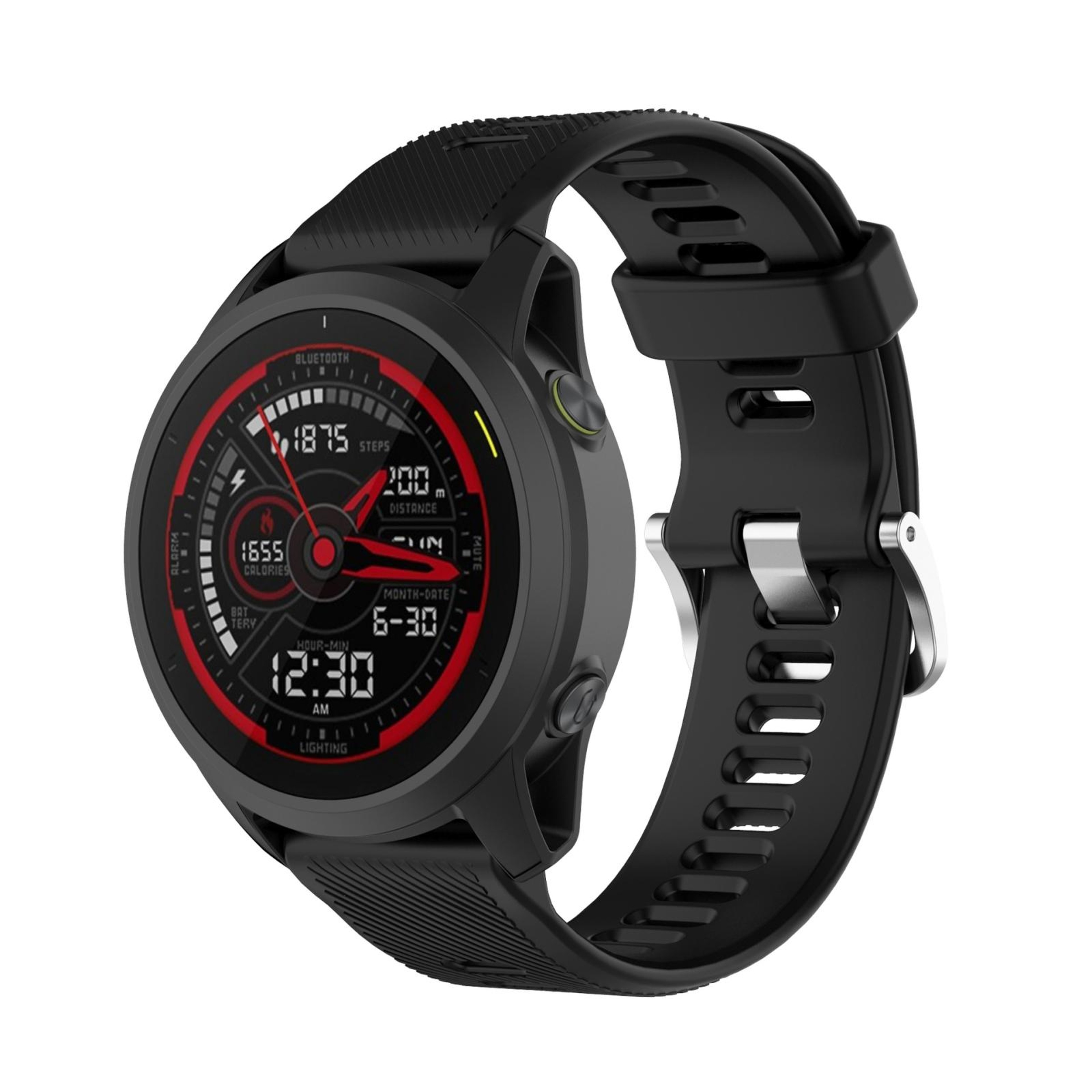 Garmin Forerunner 745 22mm Silicone Watch Band Quick Release Twill Replacement Sports Strap 10