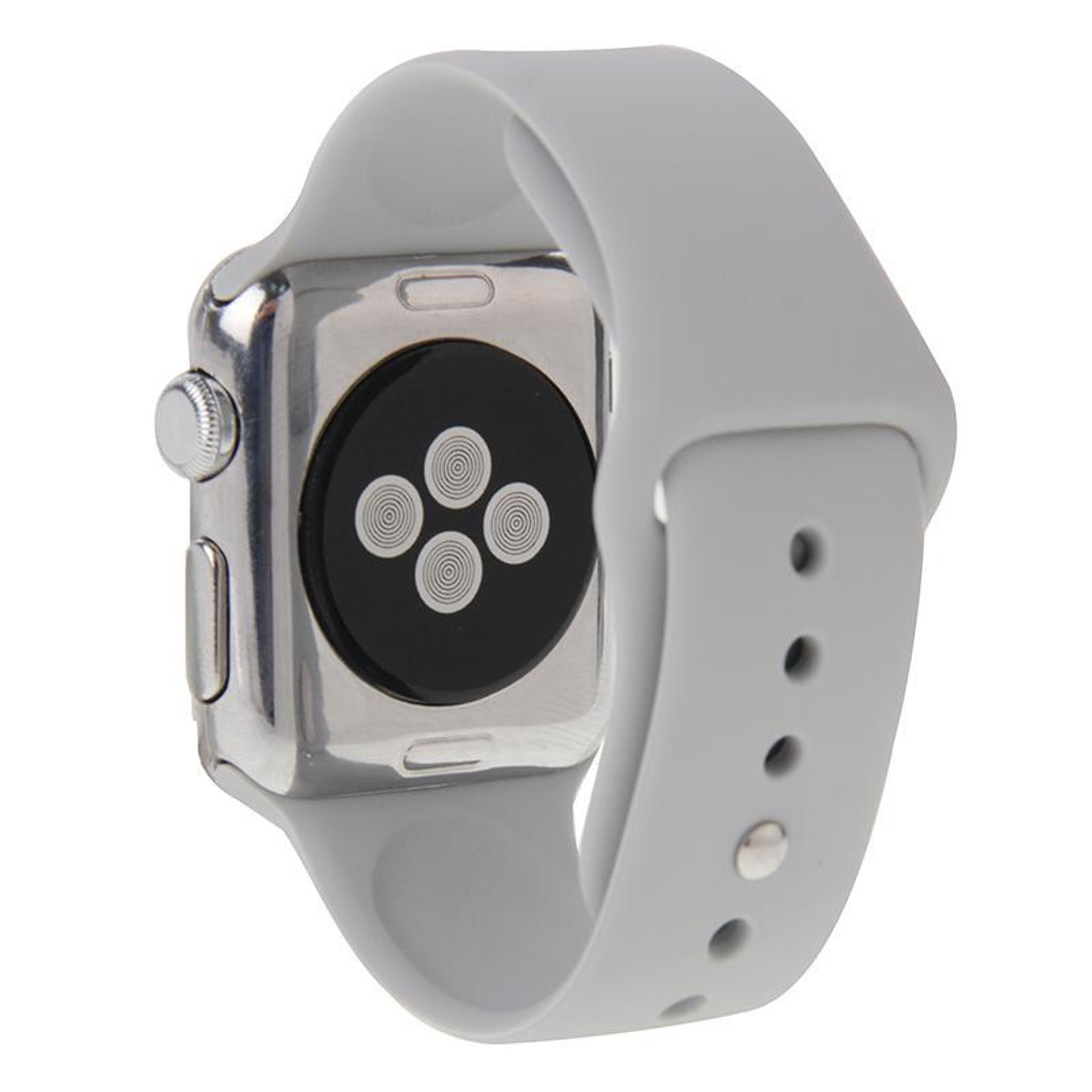 Apple Watch Sport Band 38mm Soft Silicone Replacement Strap With Secure Pin And Tuck Closure 19