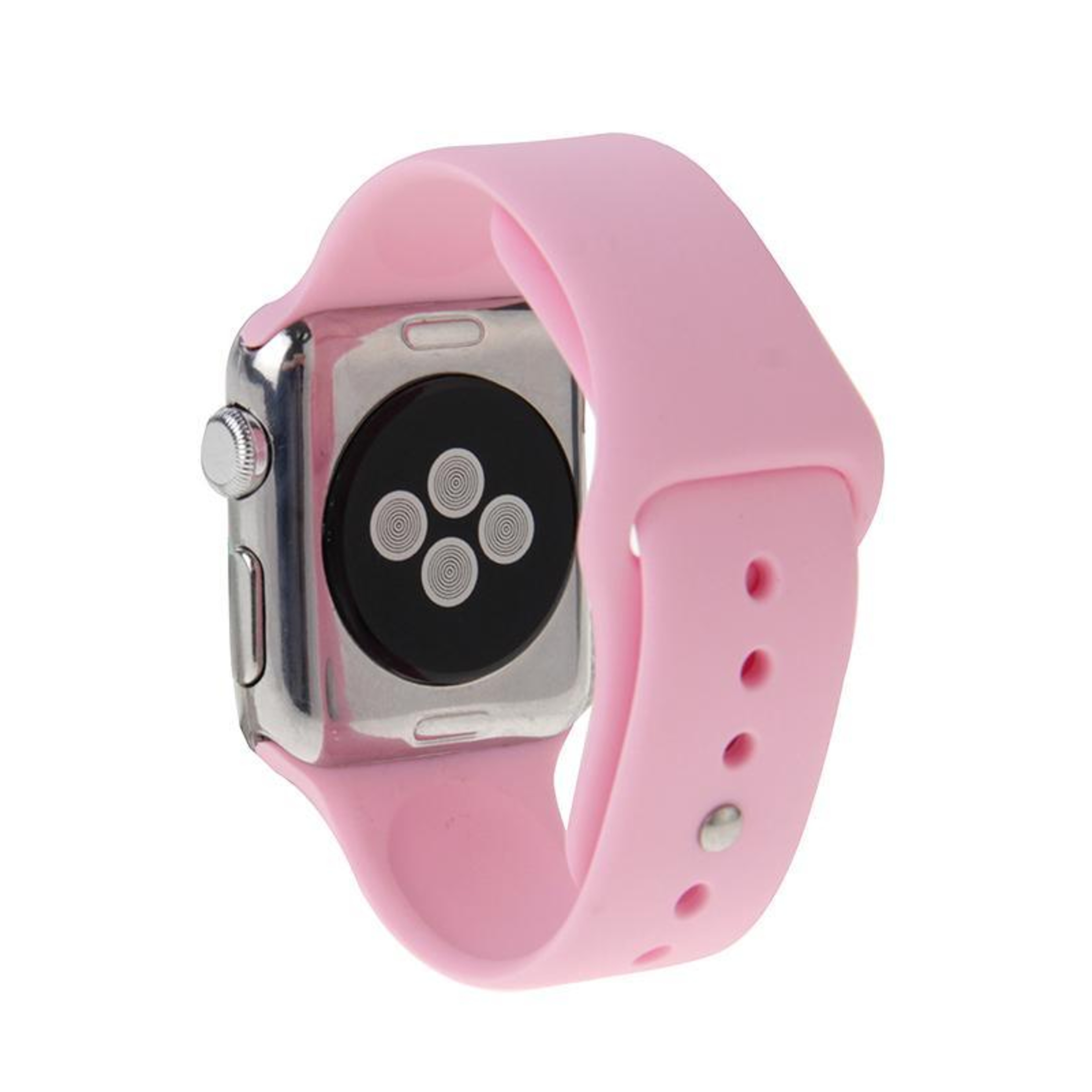 Apple Watch Sport Band 38mm Soft Silicone Replacement Strap With Secure Pin And Tuck Closure 21
