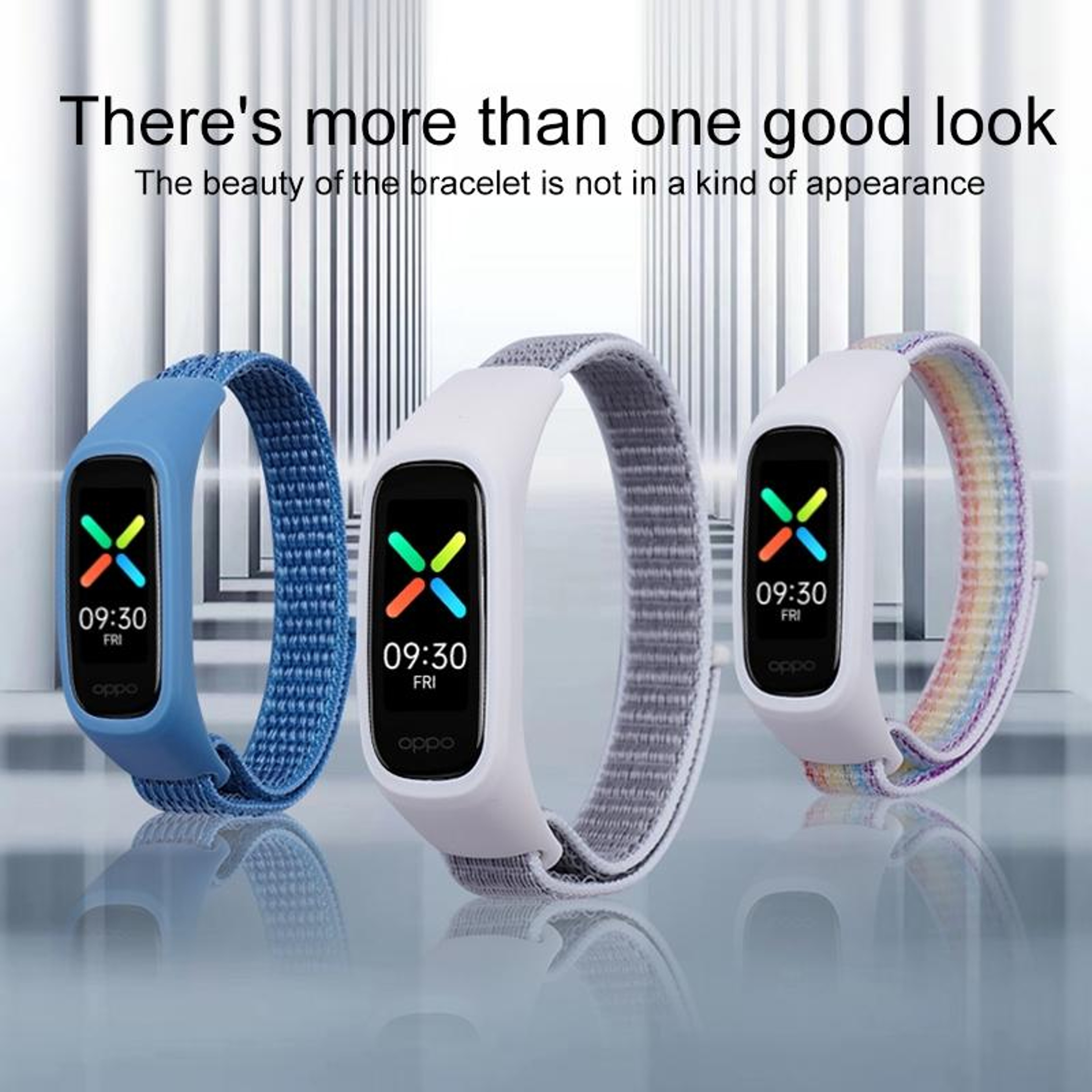 OPPO Watch Band Soft Nylon Watch Strap Breathable Replacement Sport Wristband 4