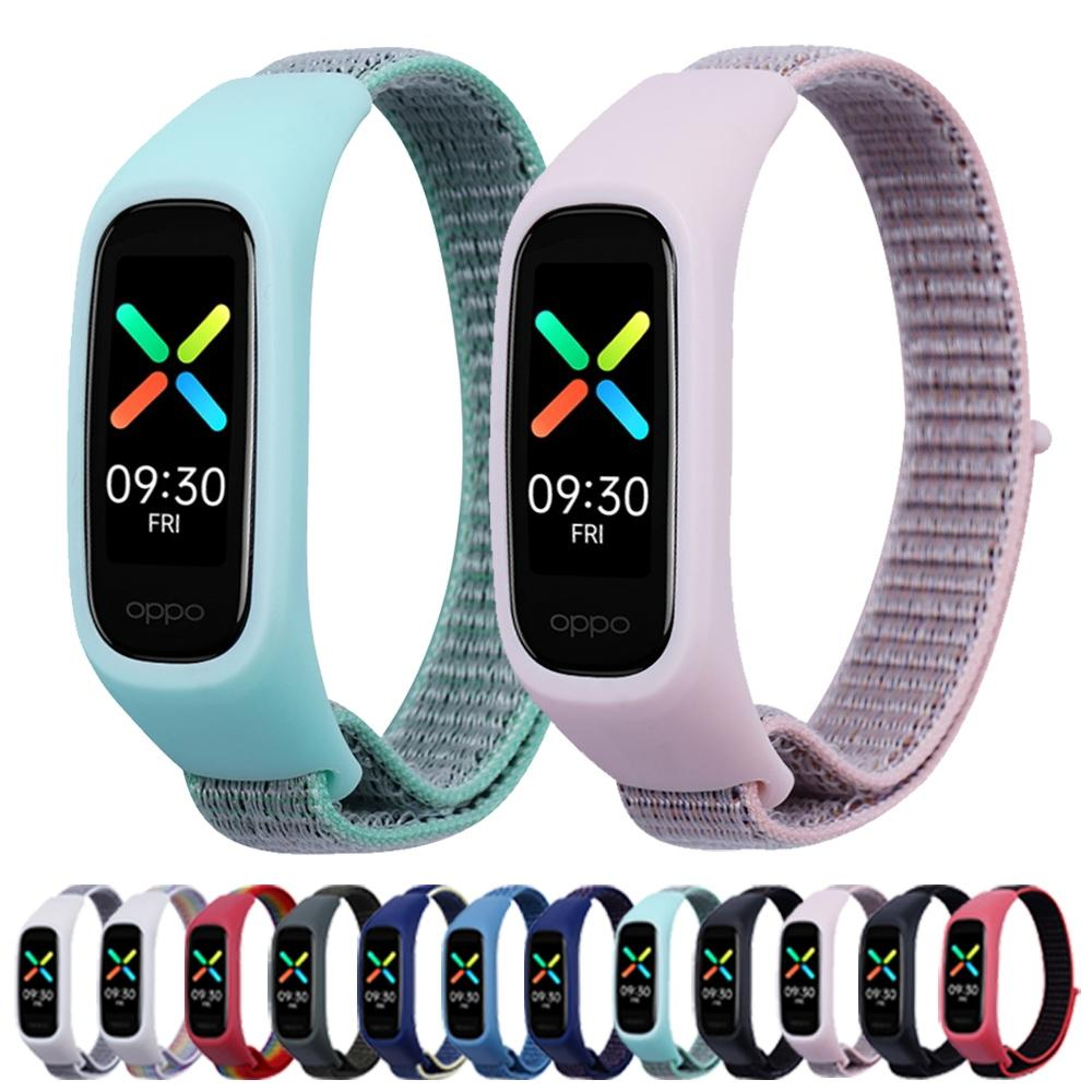 OPPO Watch Band Soft Nylon Watch Strap Breathable Replacement Sport Wristband 5