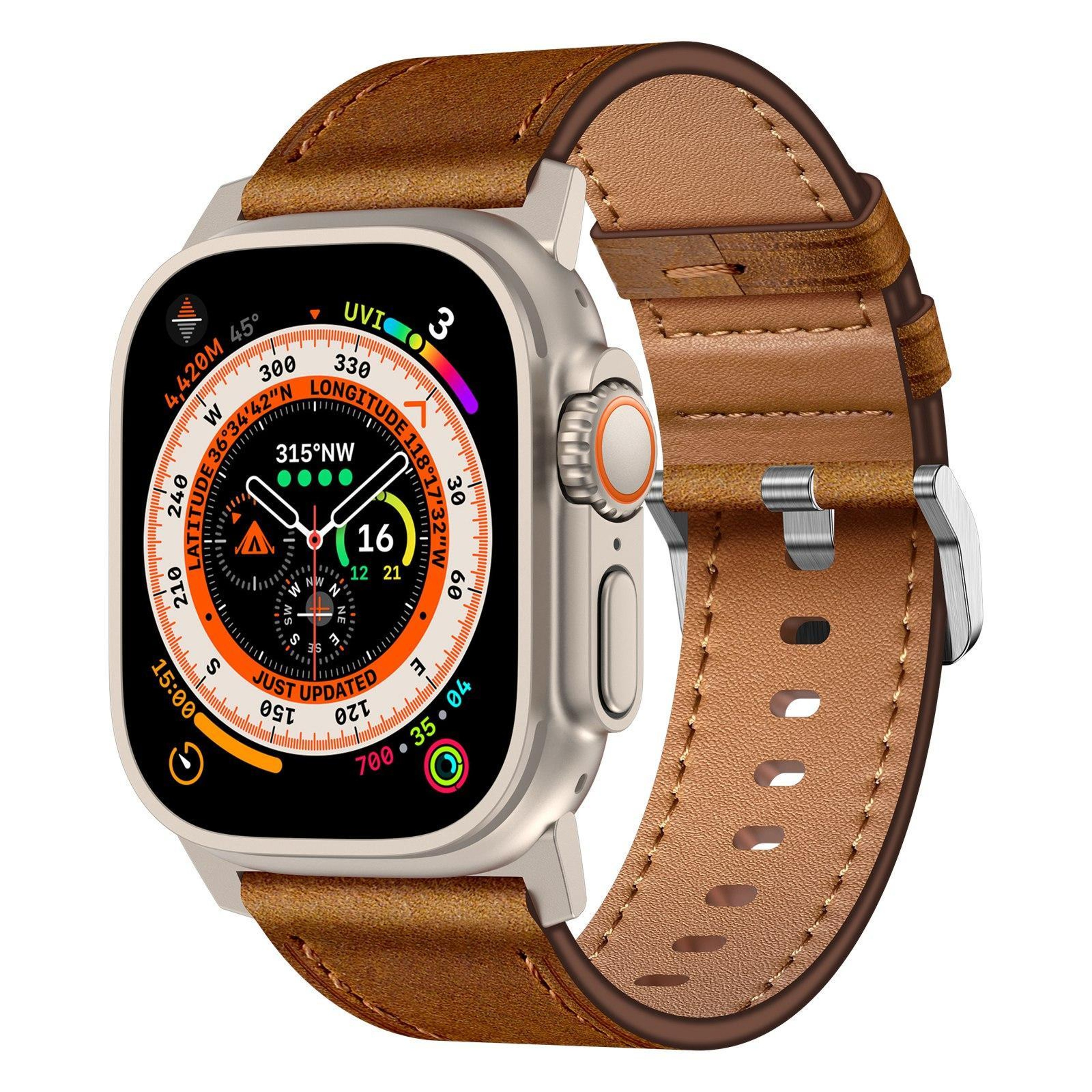Kalebol Apple Watch Leather Band Genuine Leather Replacement Strap For Apple Watch 13