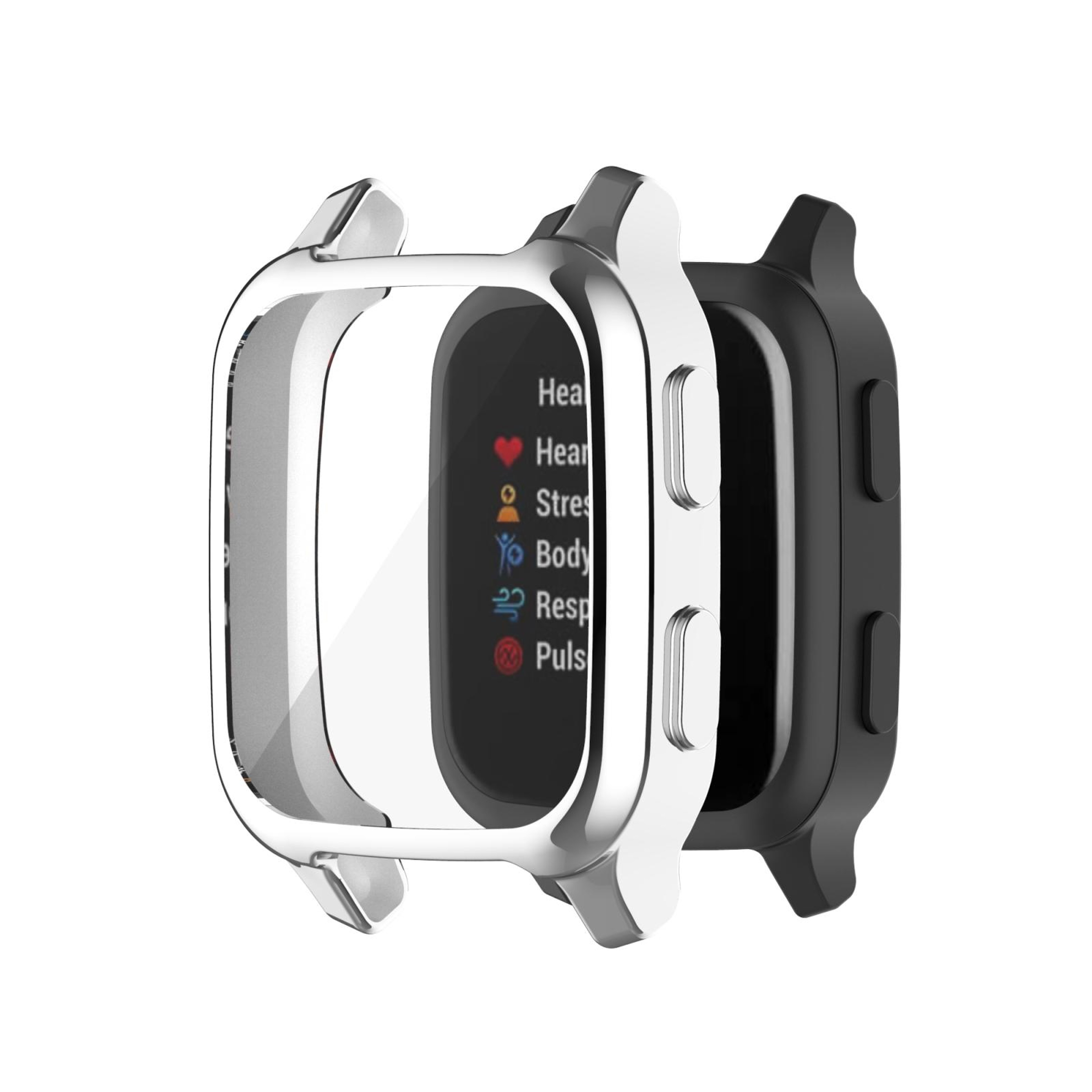 Garmin Venu Sq 2 Full Coverage TPU Watch Case Protective Electroplated Cover 9