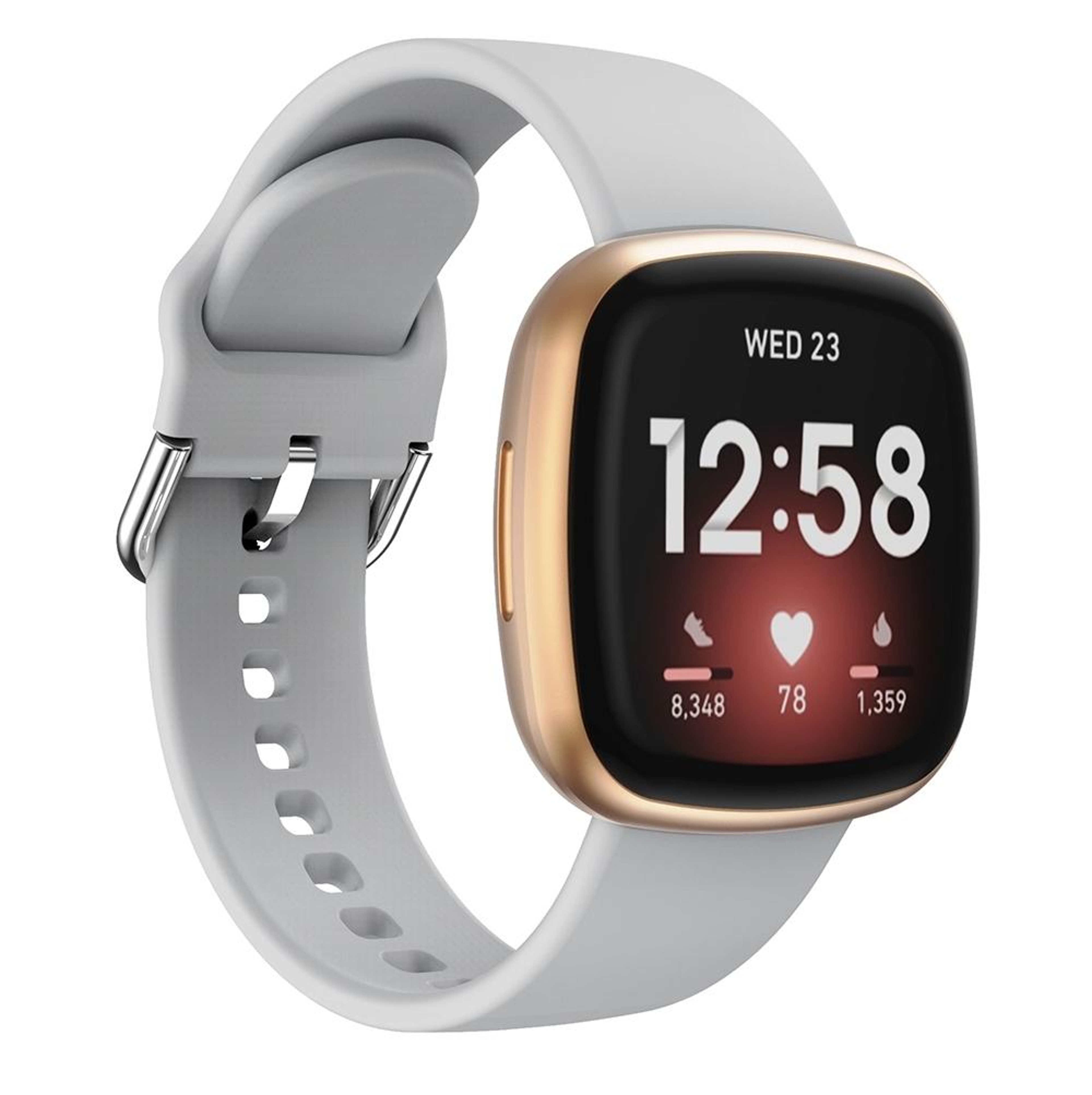 Fitbit Versa 3 Silicone Watch Band Soft Adjustable Replacement Sport Strap 11