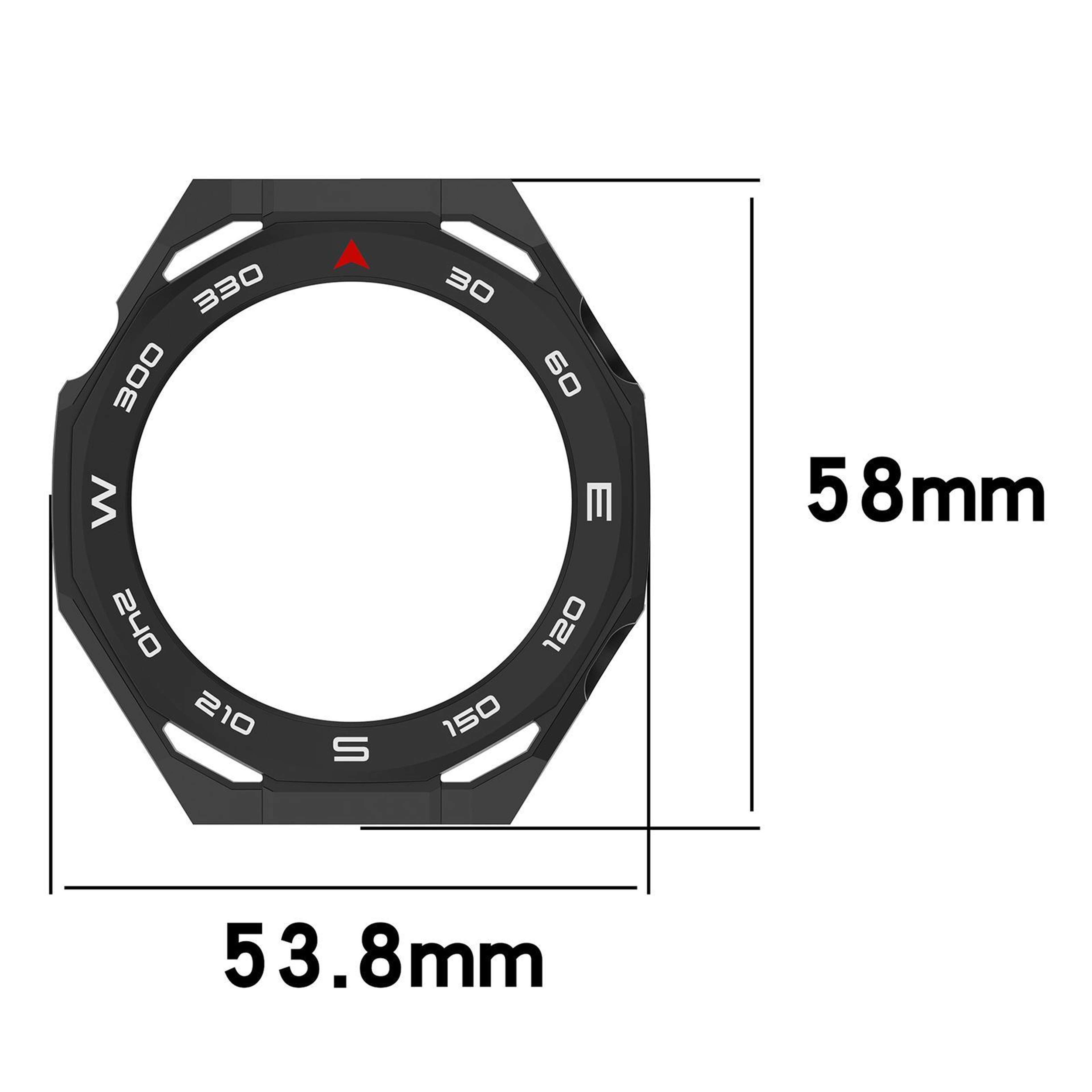 XDfind Huawei Watch Ultimate 2 Protective Case With Tempered Glass Screen Protector Hollow PC Cover 7