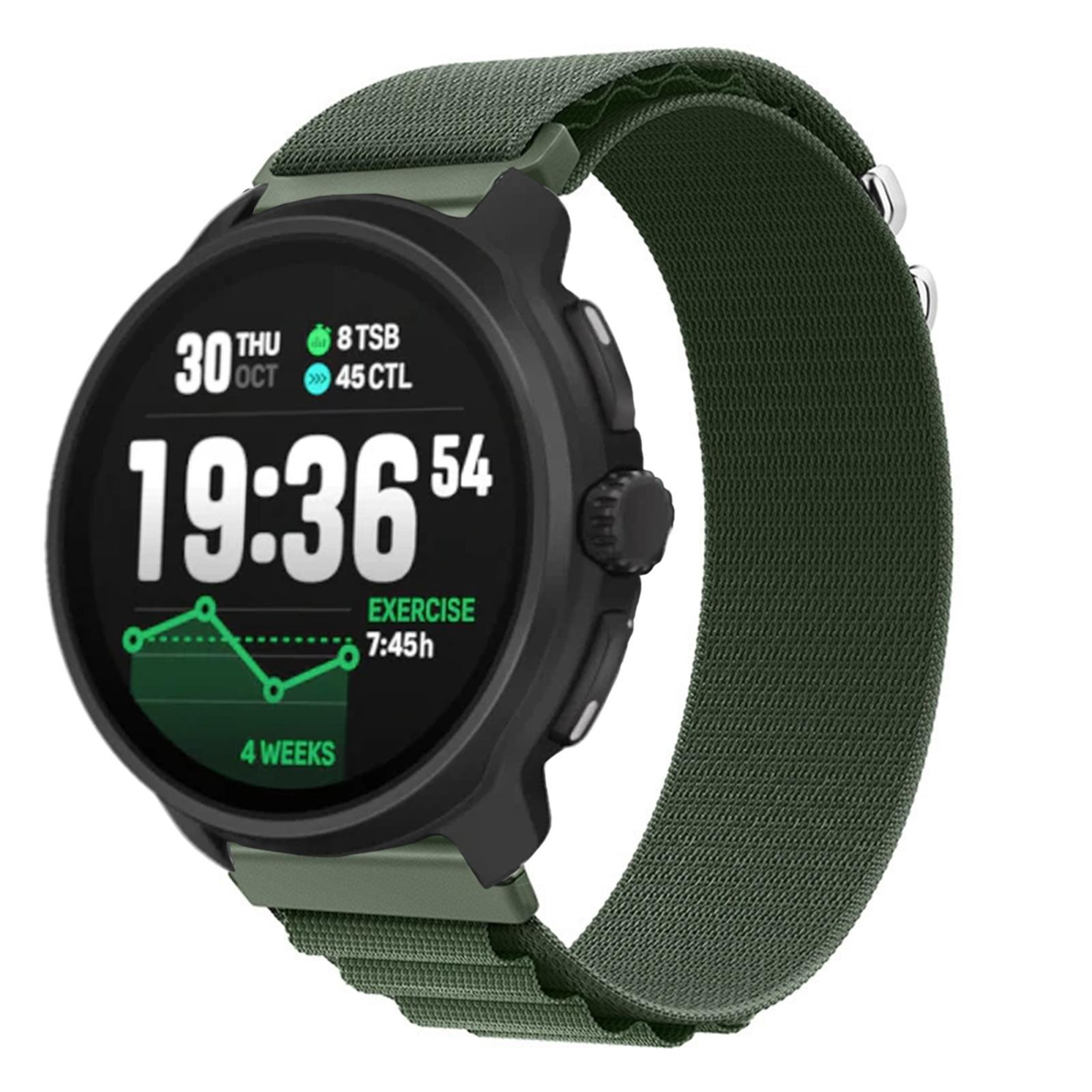 Suunto Race 2 Nylon Watch Strap Alpine Loop Replacement Watch Band Adjustable Wristband 6