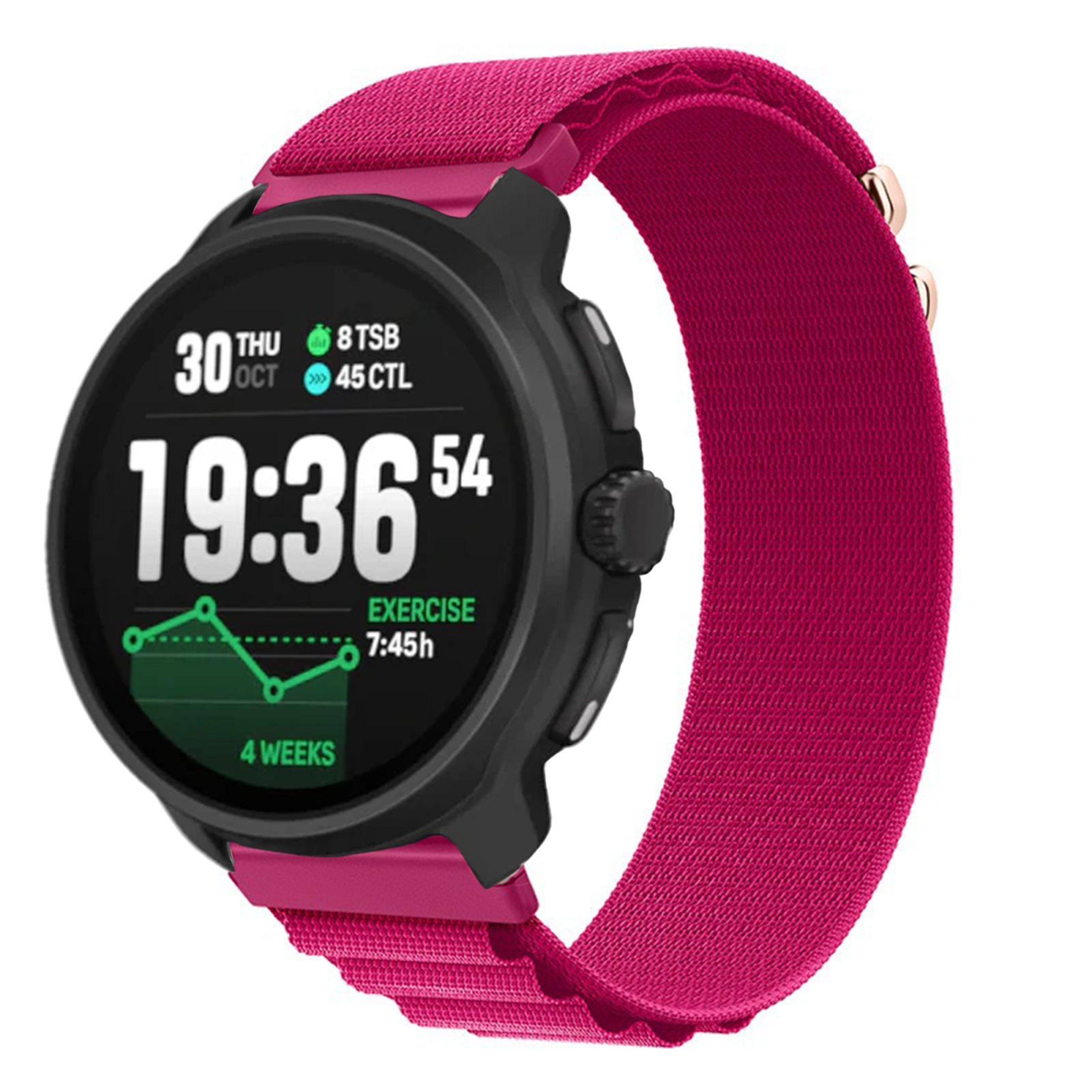 Suunto Race 2 Nylon Watch Strap Alpine Loop Replacement Watch Band Adjustable Wristband 18