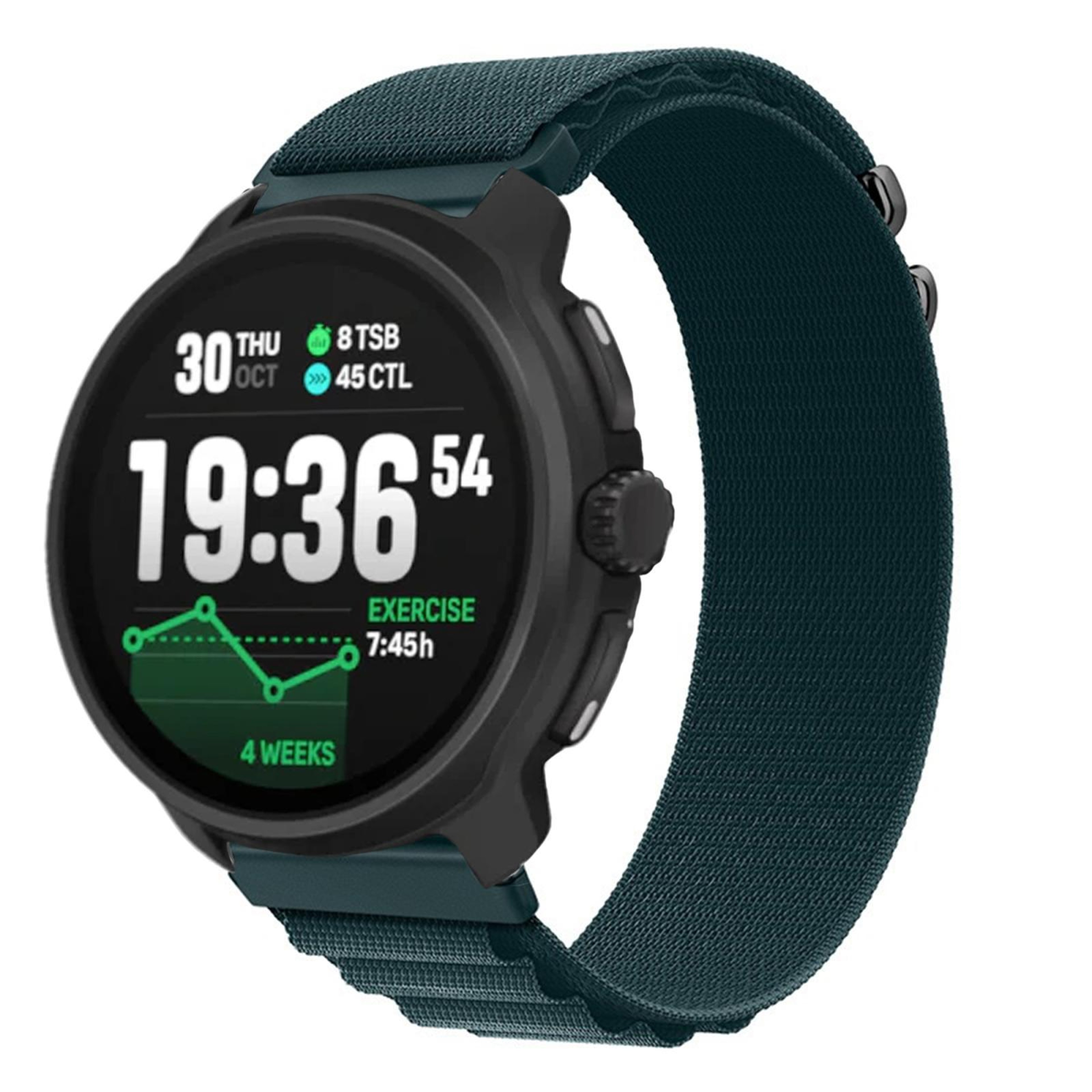Suunto Race 2 Nylon Watch Strap Alpine Loop Replacement Watch Band Adjustable Wristband 19