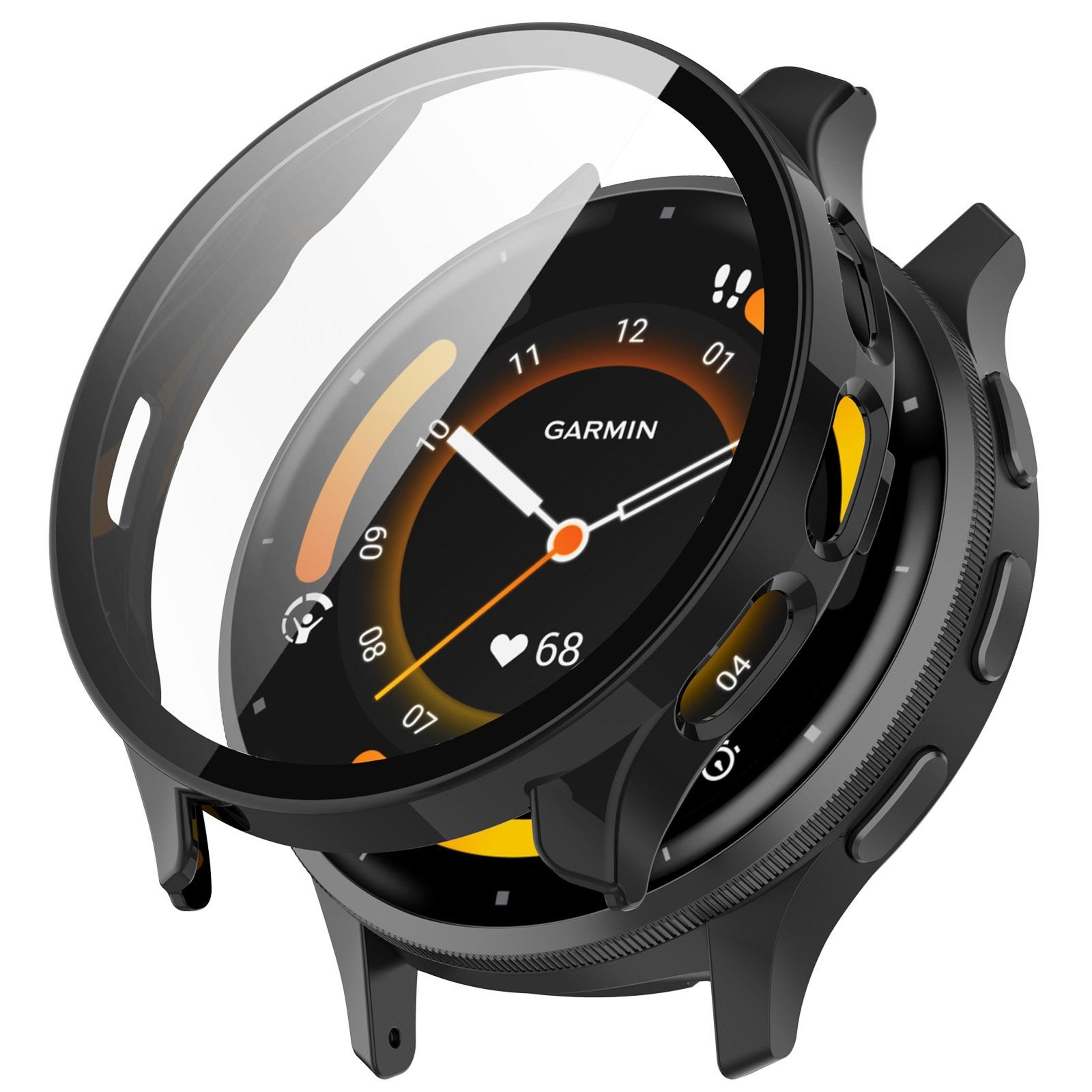 Garmin Venu 3 Case With Tempered Glass Screen Protector Full Coverage Protective Cover 2