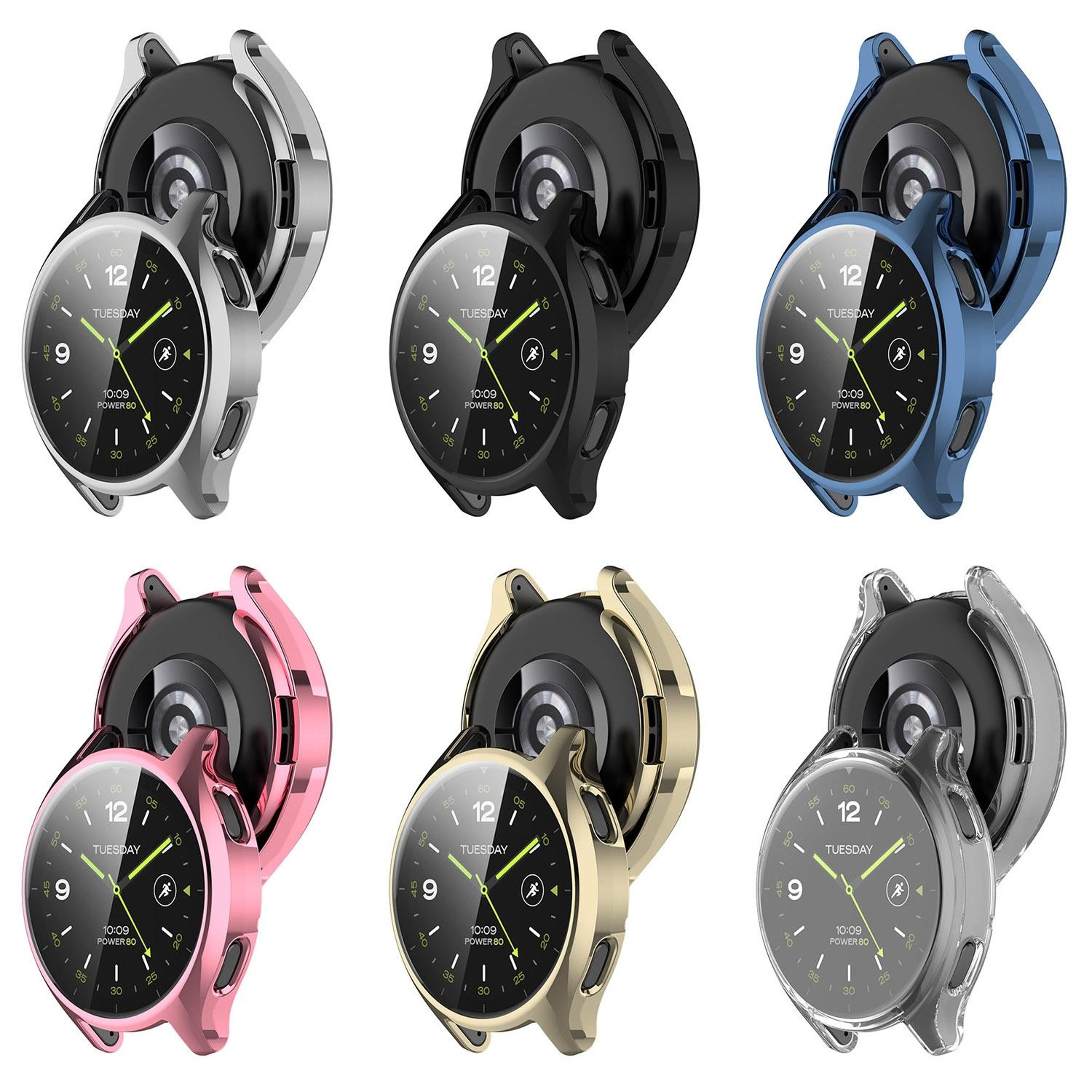 Xiaomi Watch 2 Full Coverage TPU Watch Protective Case With Electroplated Finish 7