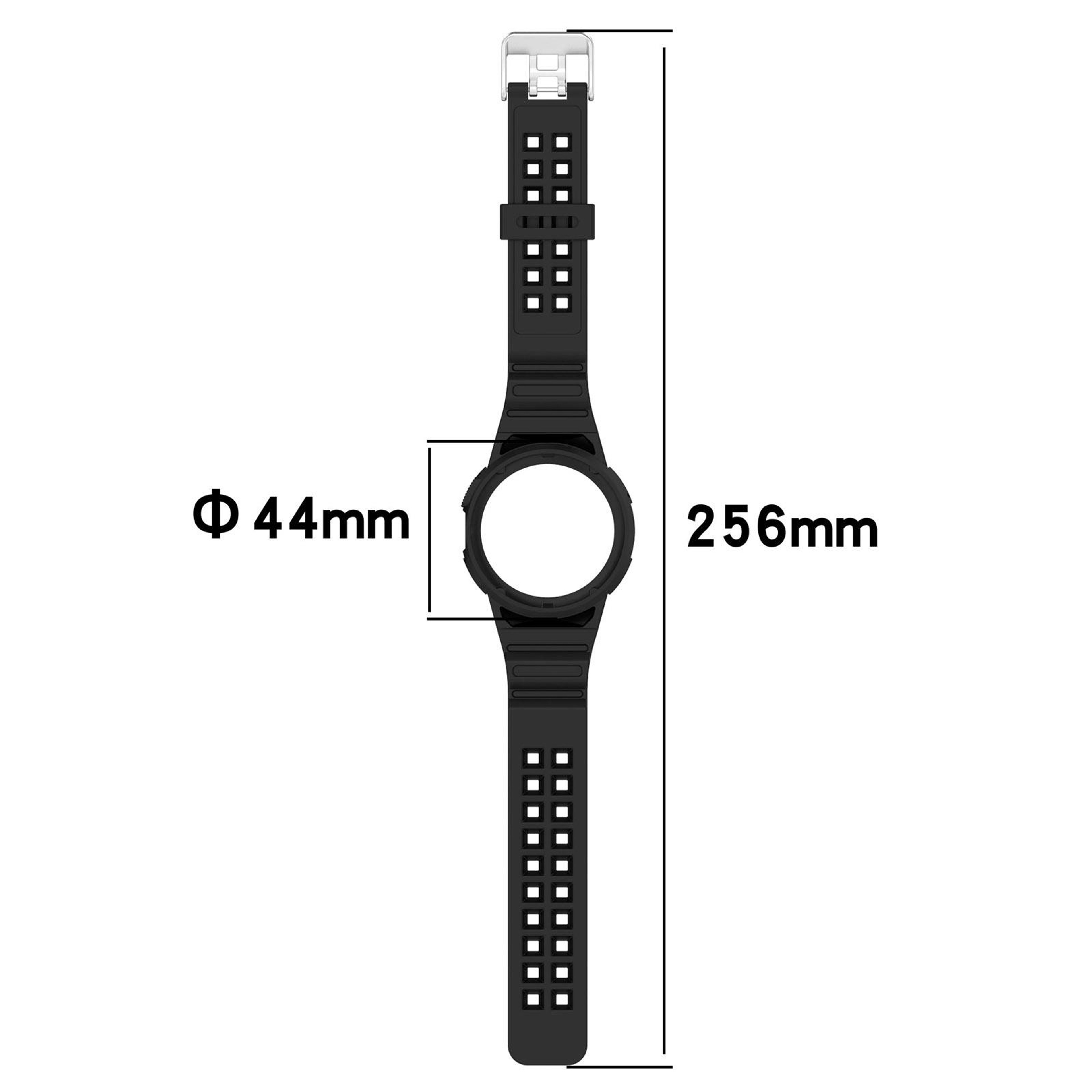 Google Pixel Watch Band With Integrated Protective Silicone Case 6