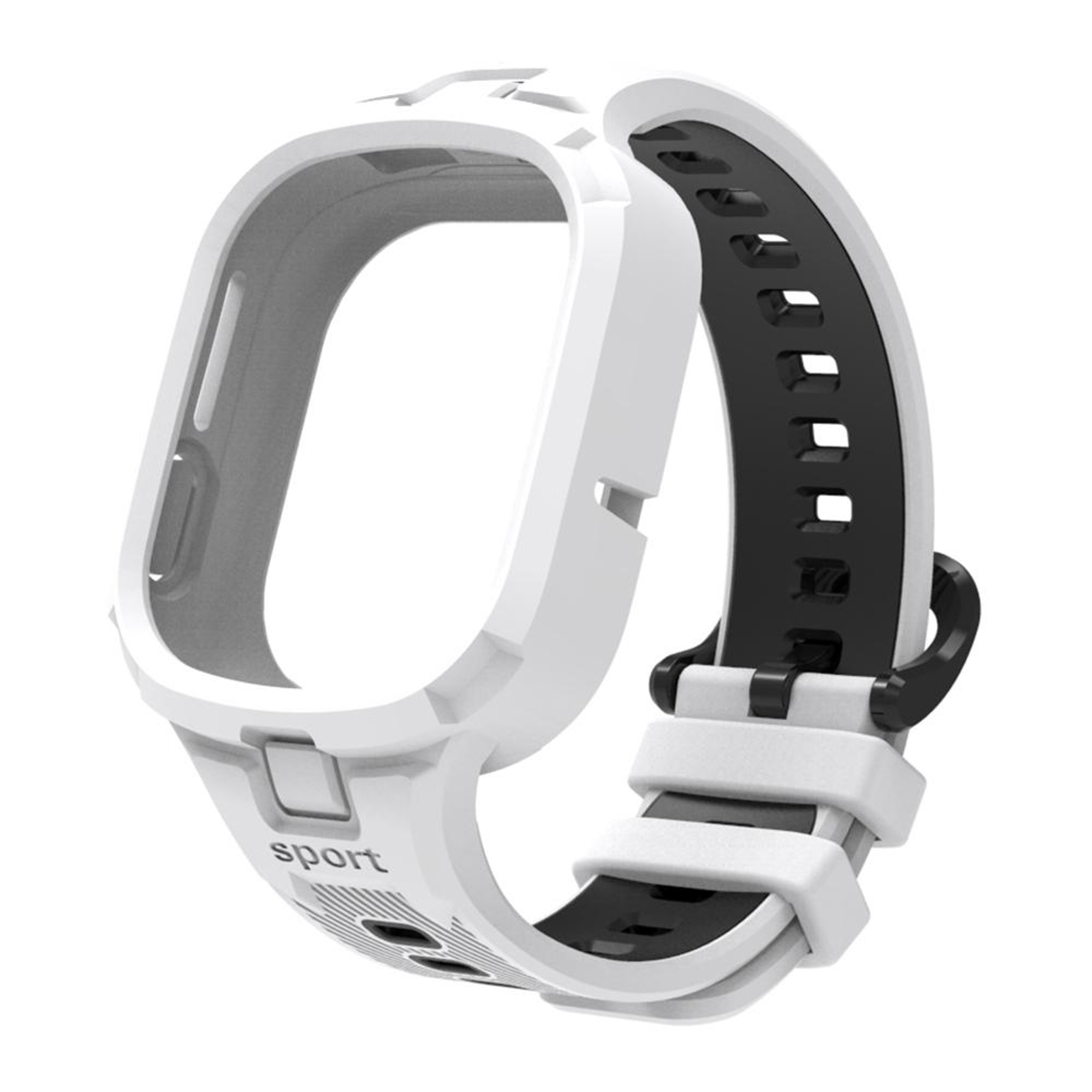 Honor Watch 4 TPU Watch Band Soft Adjustable Replacement Strap Two Tone Sport Wristband 7