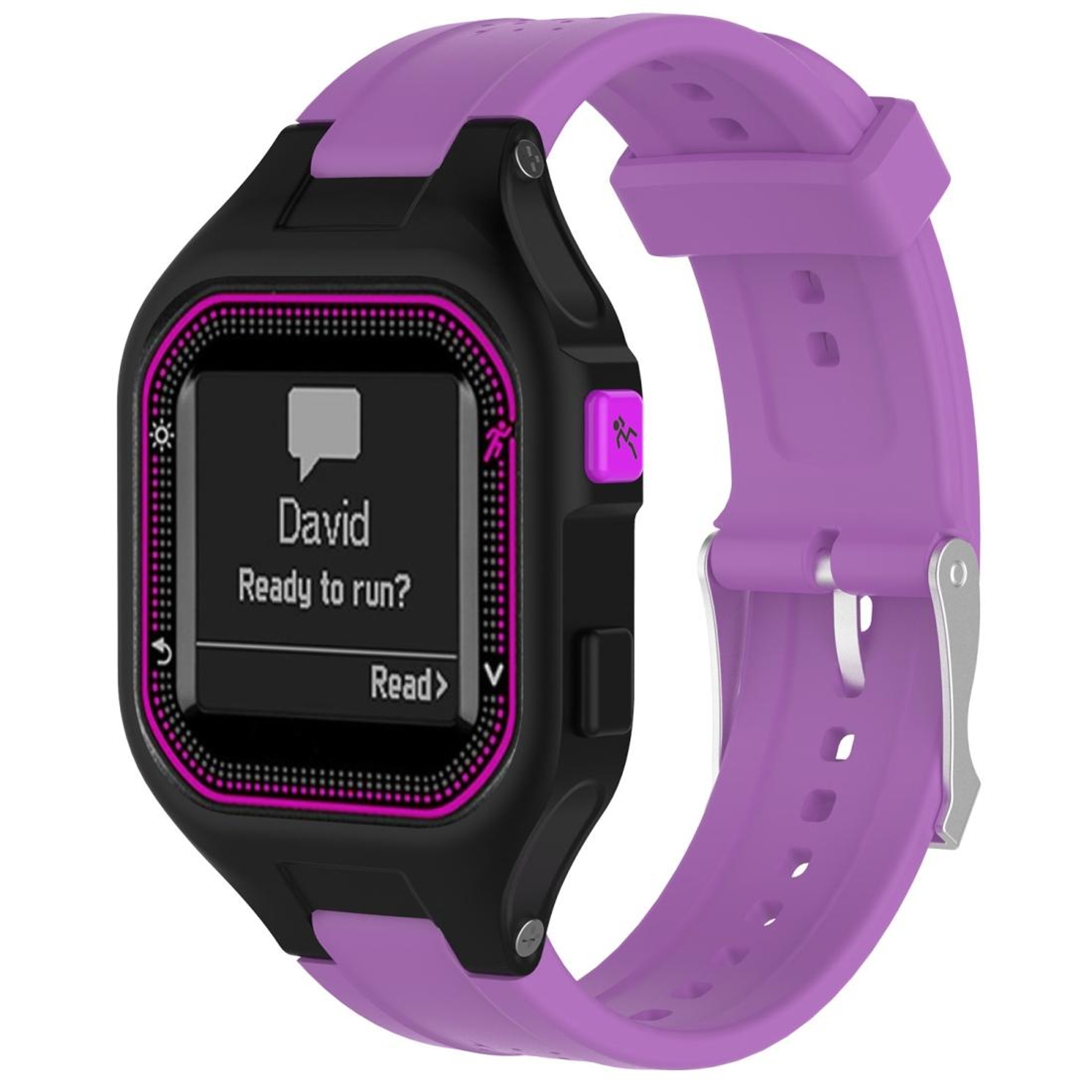 Garmin Forerunner 25 Replacement Watch Band Adjustable Soft Silicone Wrist Strap For Women 11