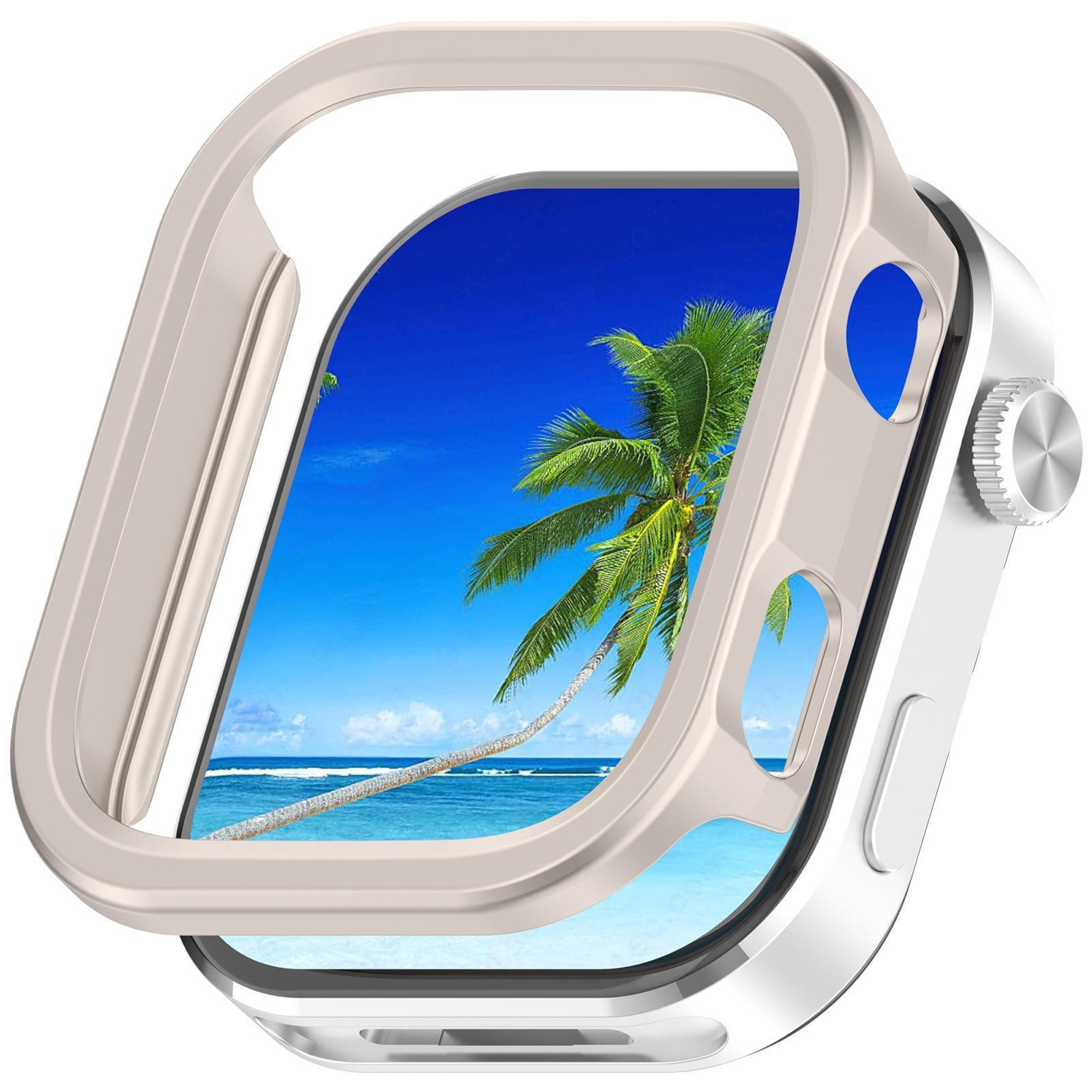 XDfind Redmi Watch 6 Protective Case Half Coverage PC Watch Cover Lightweight Bumper 14