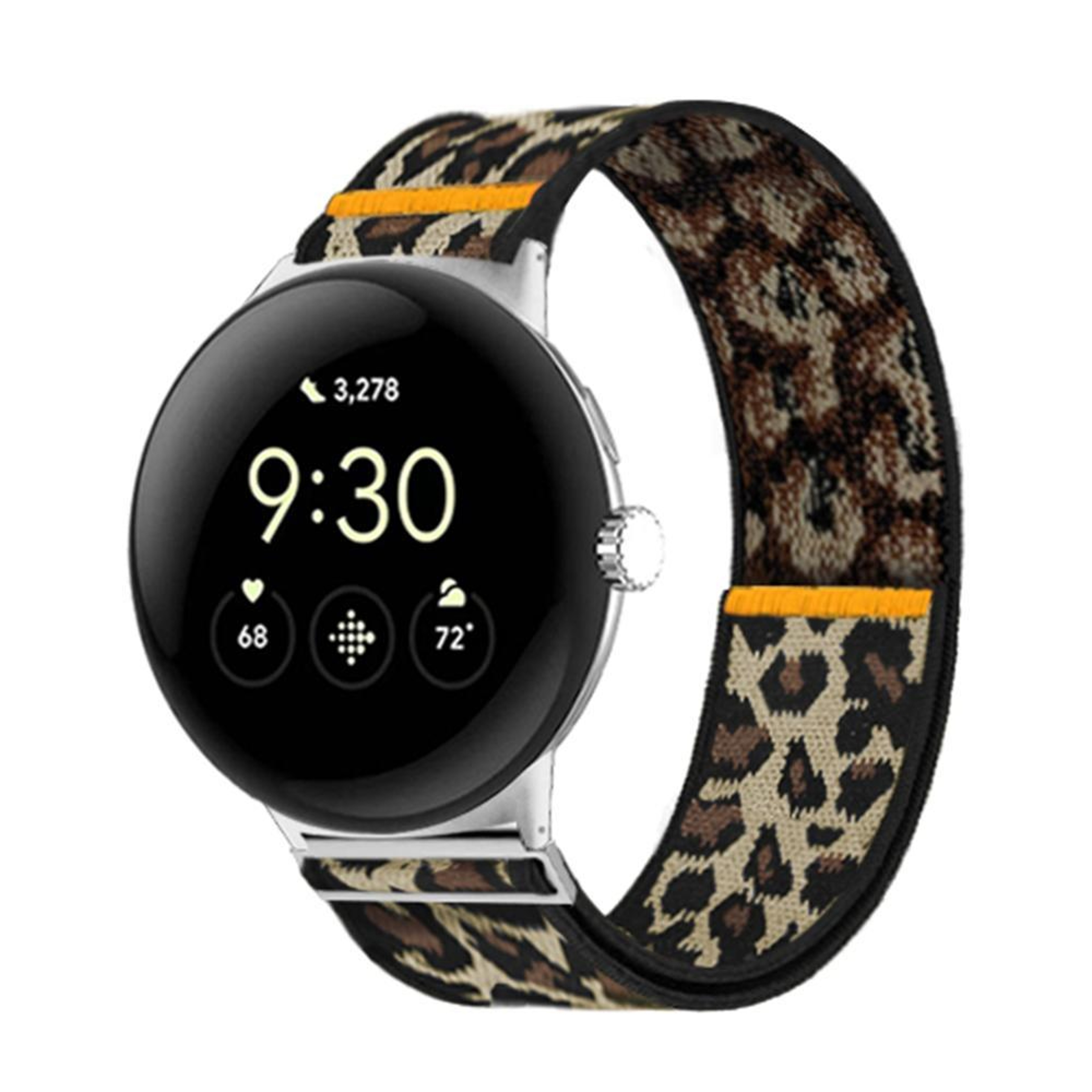 Google Pixel Watch 4 45mm Adjustable Elastic Nylon Watch Band For Watch 3 Soft Single Loop Strap 20
