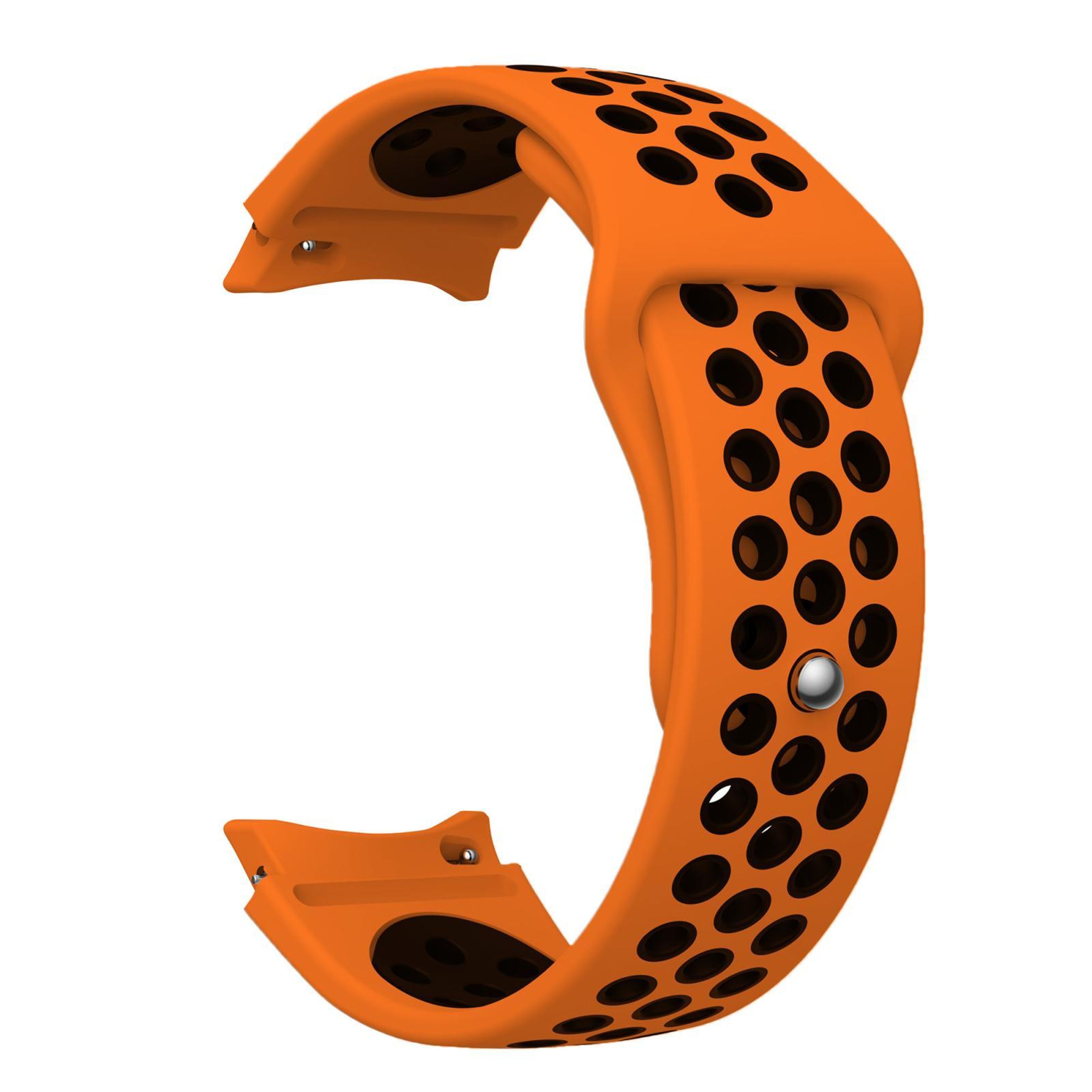 Samsung Galaxy Silicone Watch Band With Two Tone Reverse Buckle For Galaxy Watch FE 7 6 5 4 3