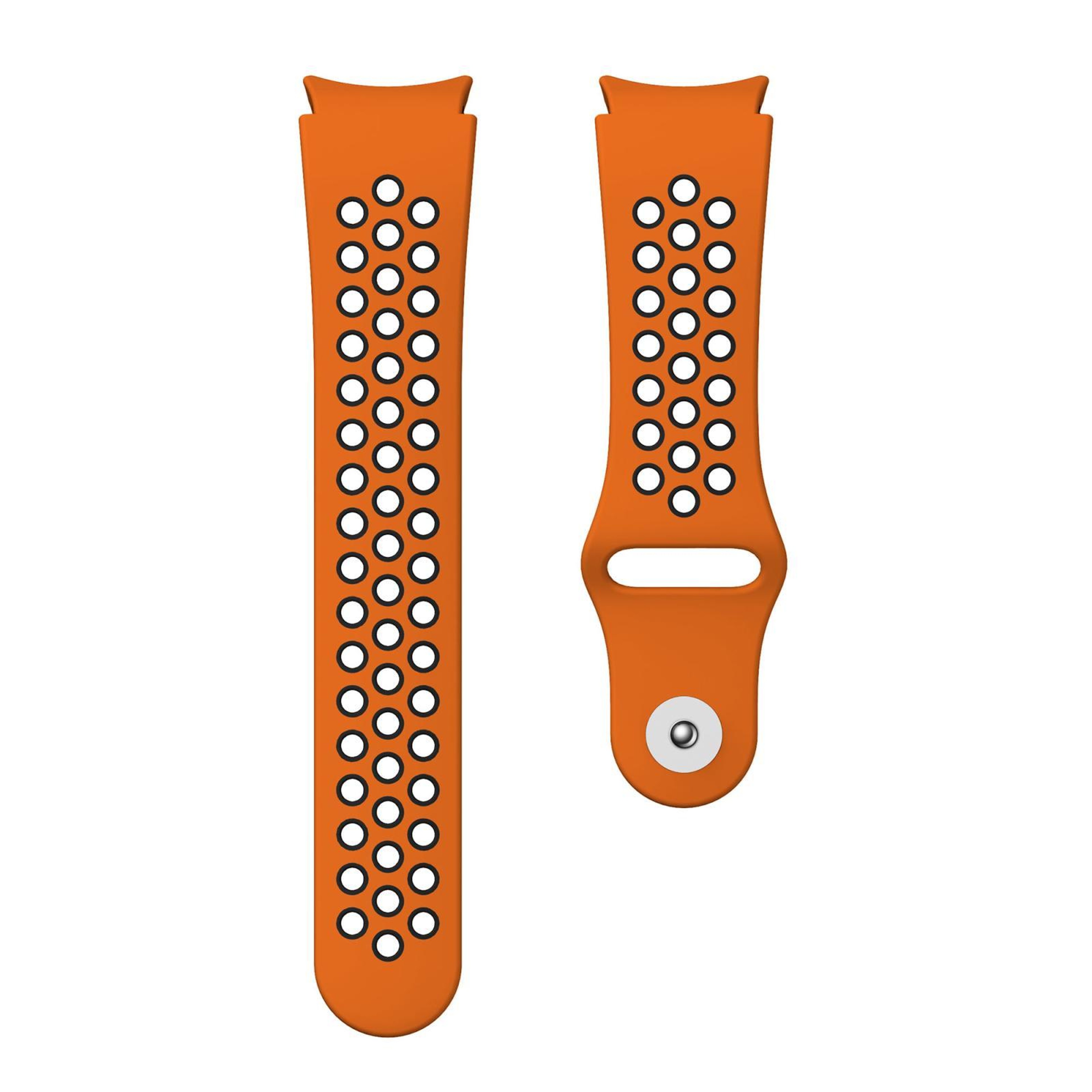 Samsung Galaxy Silicone Watch Band With Two Tone Reverse Buckle For Galaxy Watch FE 7 6 5 4 4