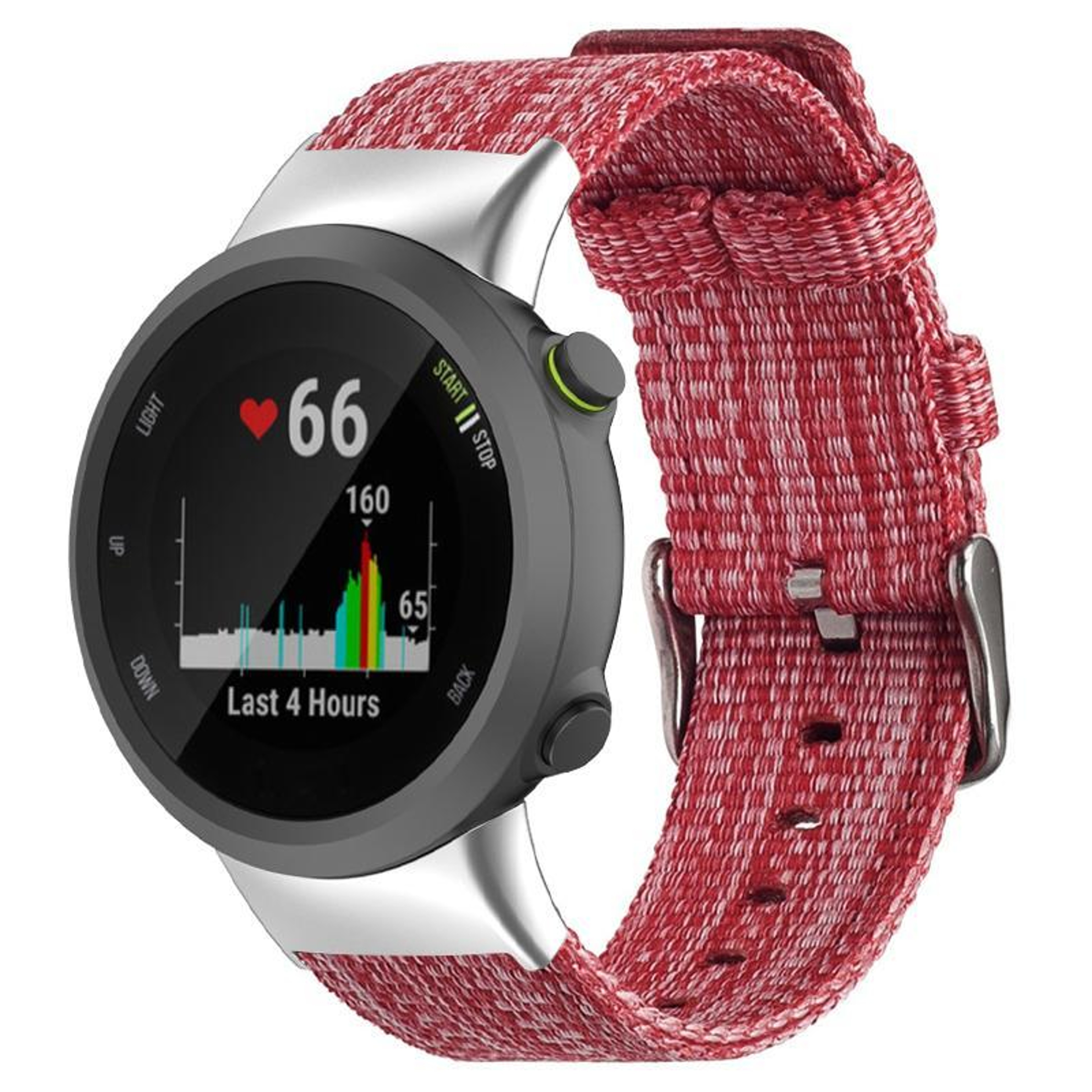 XDfind Garmin Forerunner 45 Watch Band Nylon Canvas Replacement Strap For Forerunner 45 45S Swim 2 5