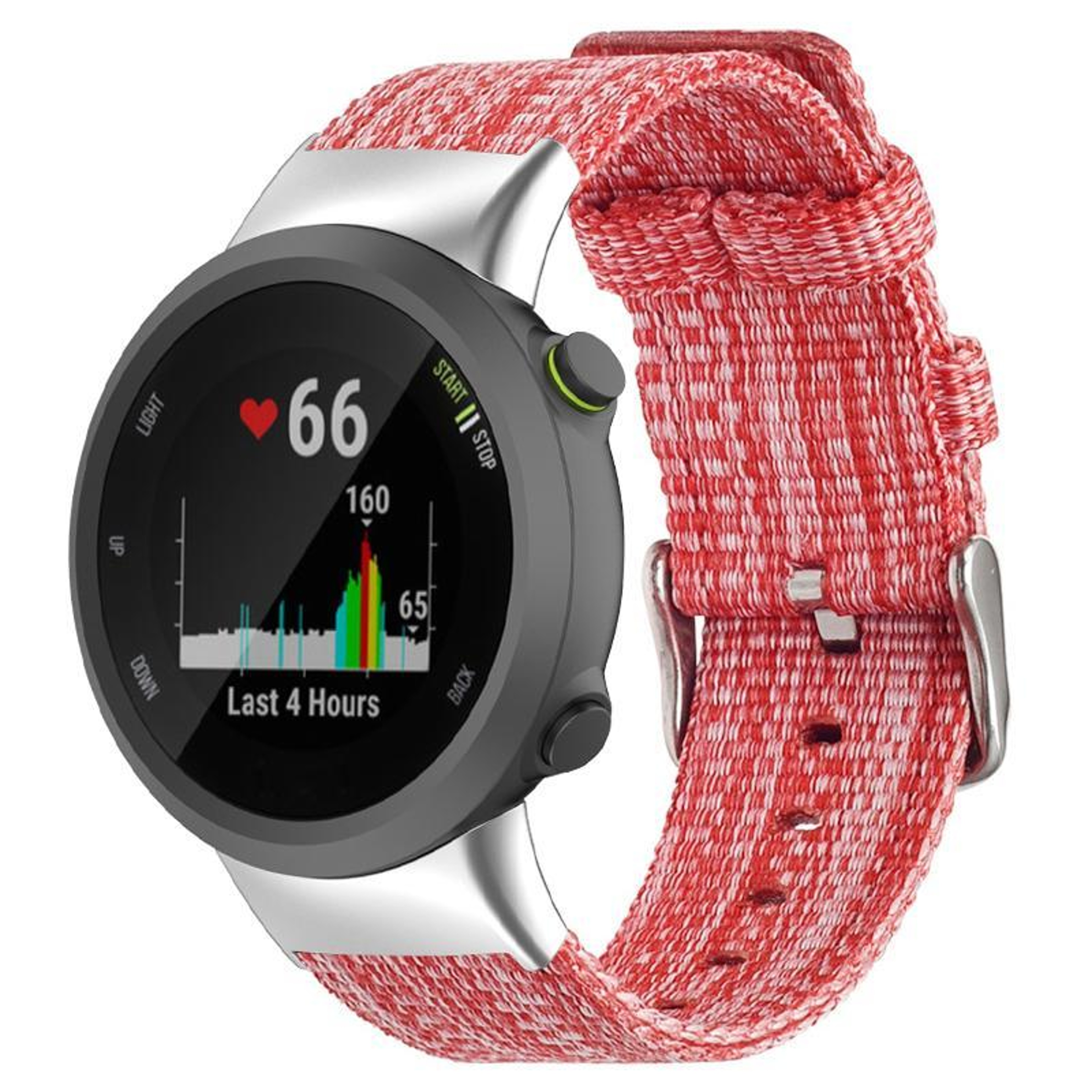 XDfind Garmin Forerunner 45 Watch Band Nylon Canvas Replacement Strap For Forerunner 45 45S Swim 2 11