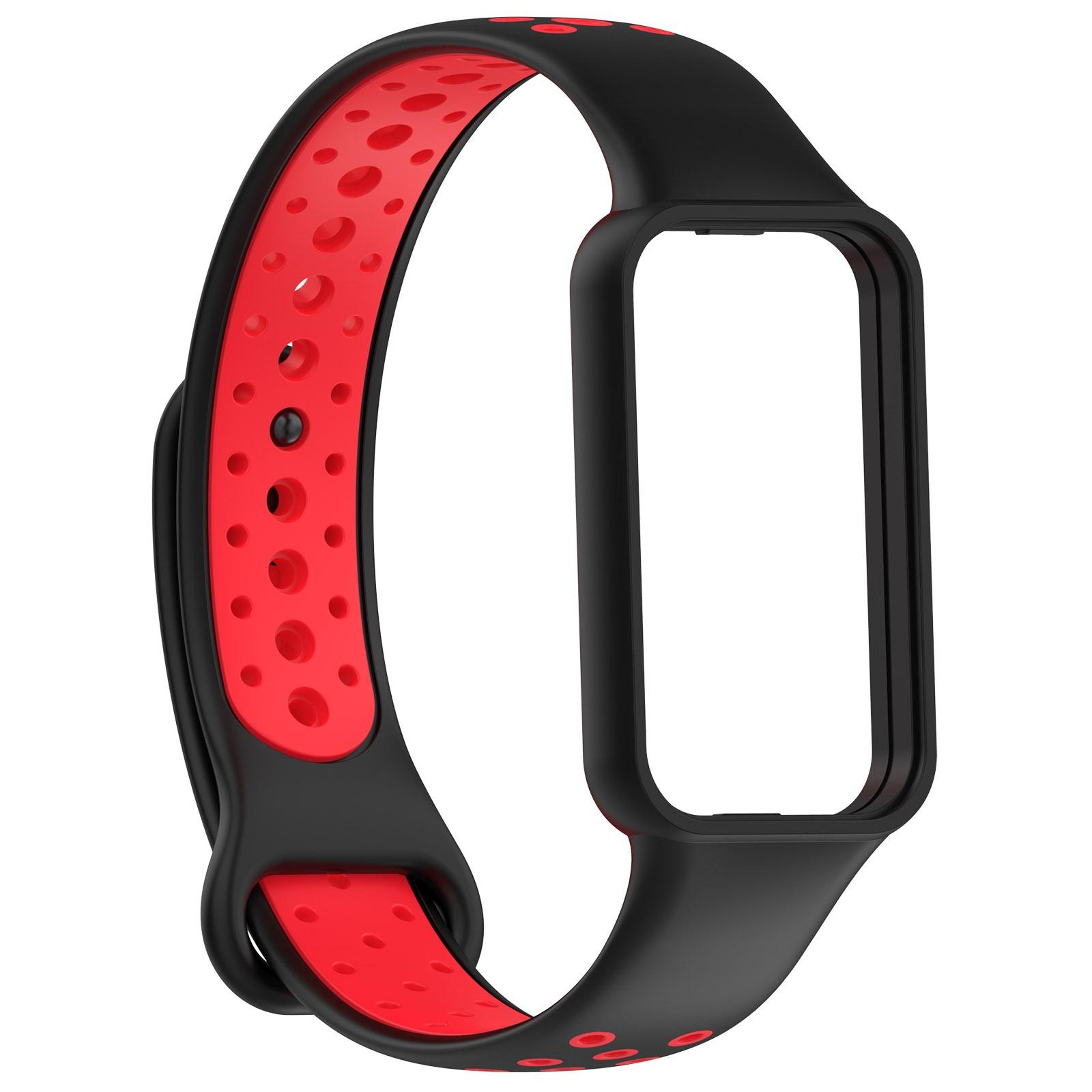 Xiaomi Smart Band 8 Active Silicone Watch Band Dual Color Sports Watch Strap Breathable Replacement 5
