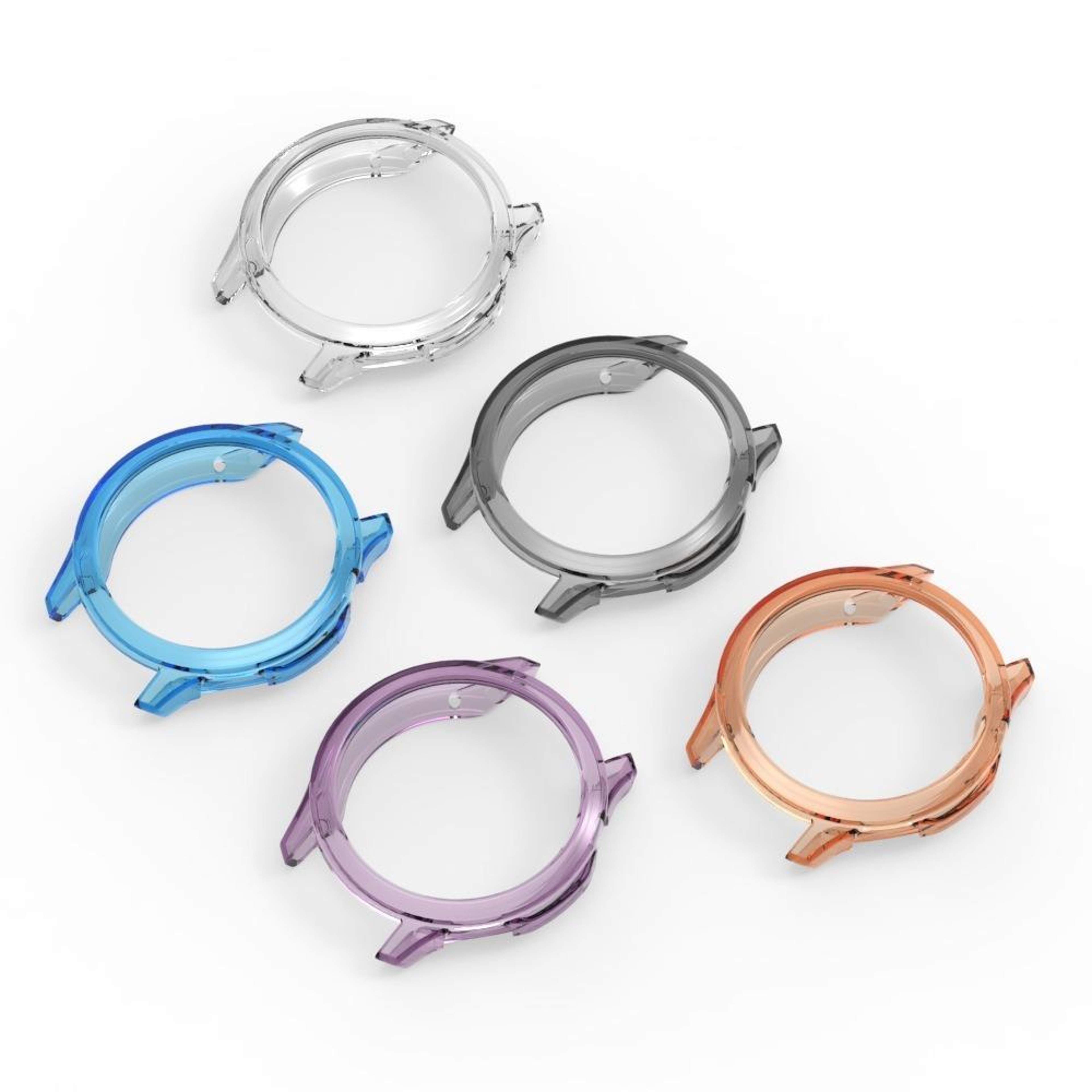 OPPO Watch S TPU Watch Case Half Coverage Protective Cover Lightweight Scratch Resistant Shell 8