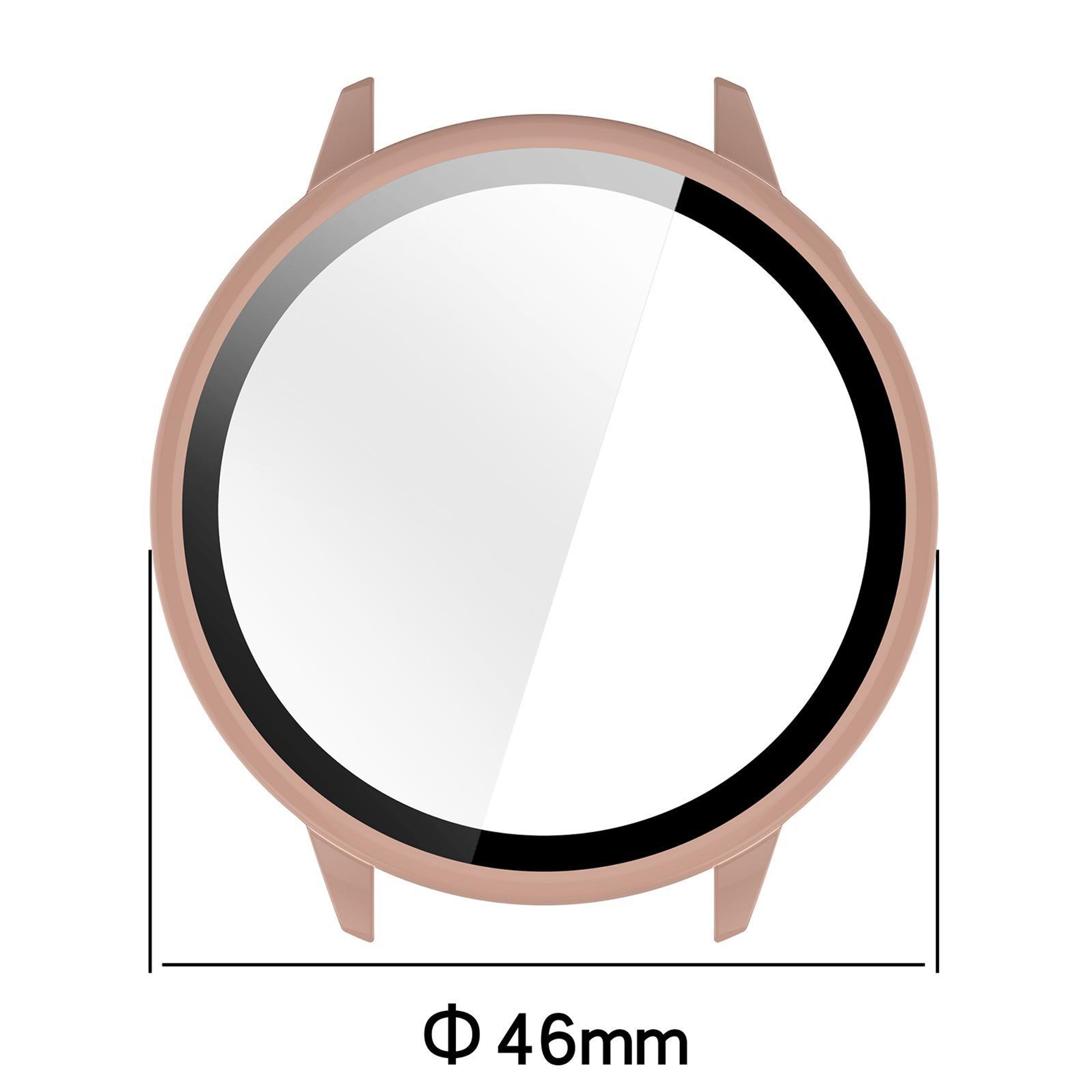 OnePlus Watch 3 43mm Protective Case With Tempered Glass Screen Protector Full Coverage PC Cover 11
