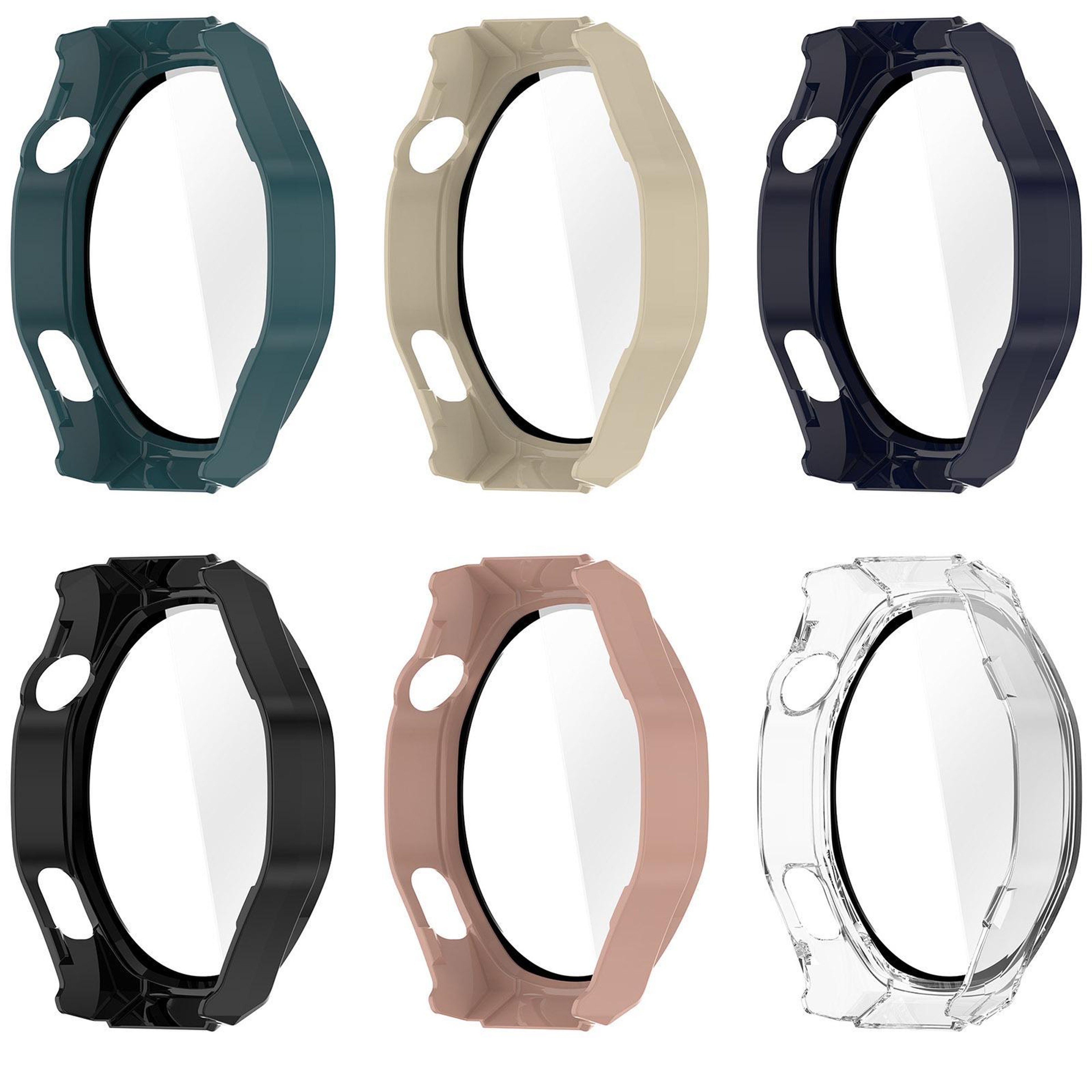 Honor Watch 5 Ultra Protective Case With Tempered Glass Screen Protector Full Coverage PC Cover 9