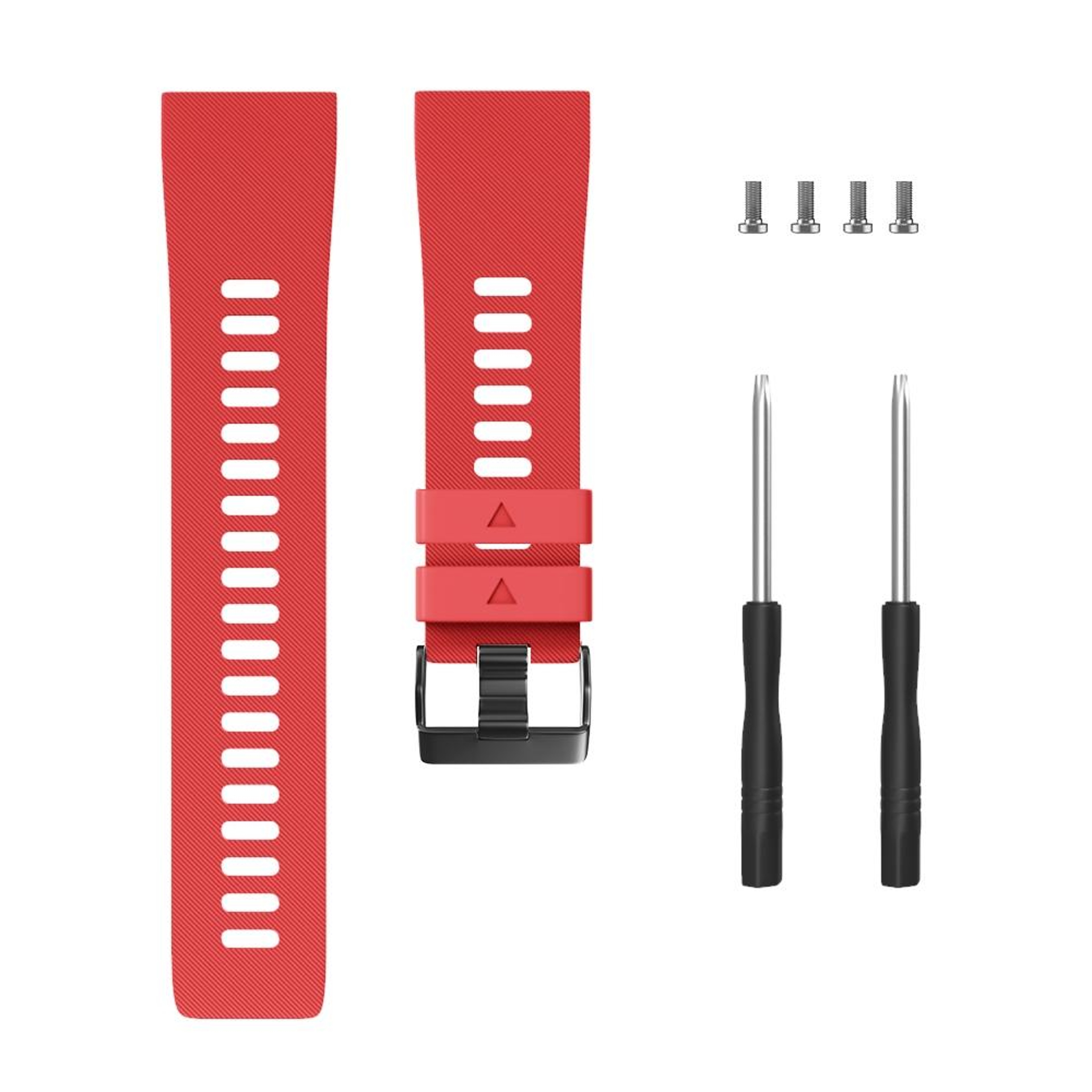 Garmin Forerunner 35 Silicone Watch Band Soft Replacement Strap With Black Buckle 1