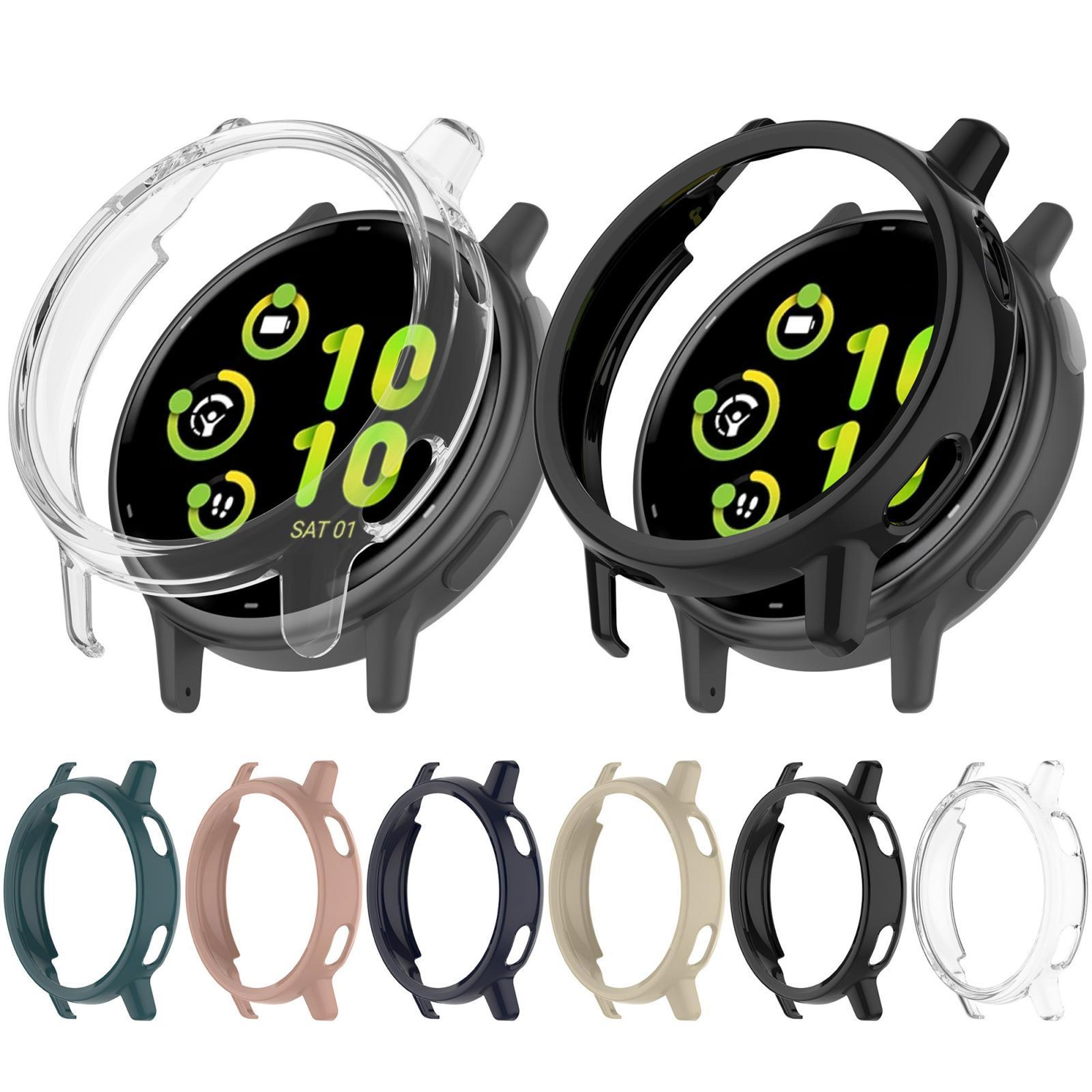 Garmin Vivoactive 5 Protective Case Lightweight PC Watch Cover Half Coverage Bumper 6