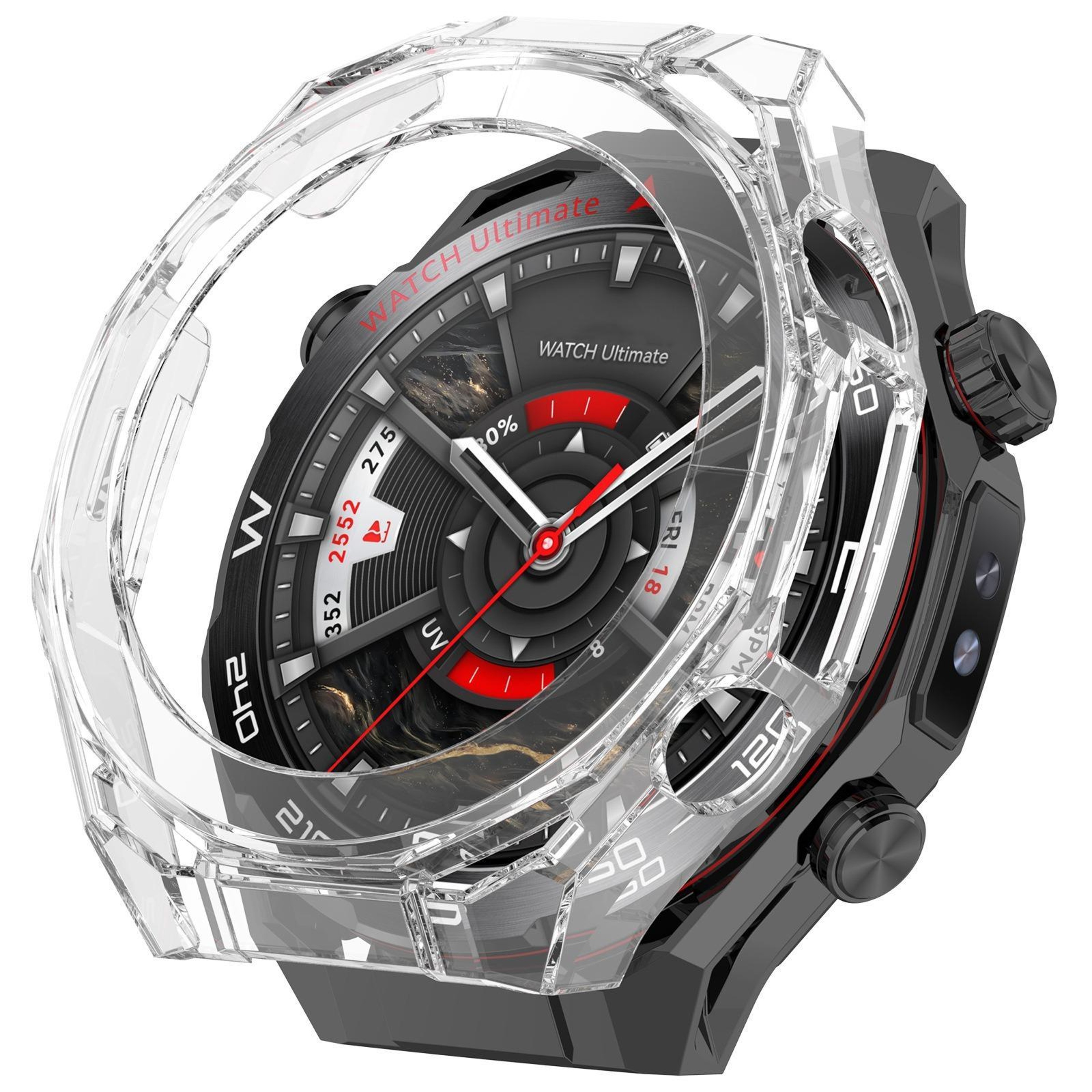 Huawei Watch Ultimate 2 Protective Case Half Coverage Hollow PC Watch Cover 7