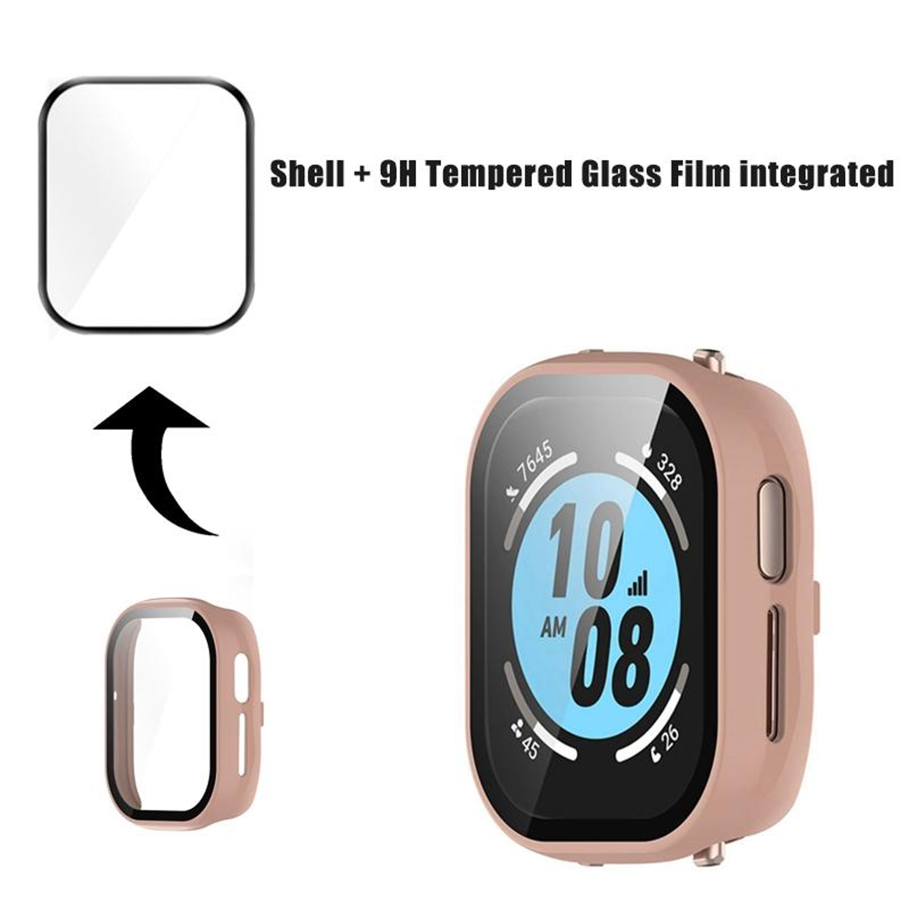 Honor Watch 4 PC Watch Case With Tempered Glass Screen Protector Full Coverage Protective Cover 9