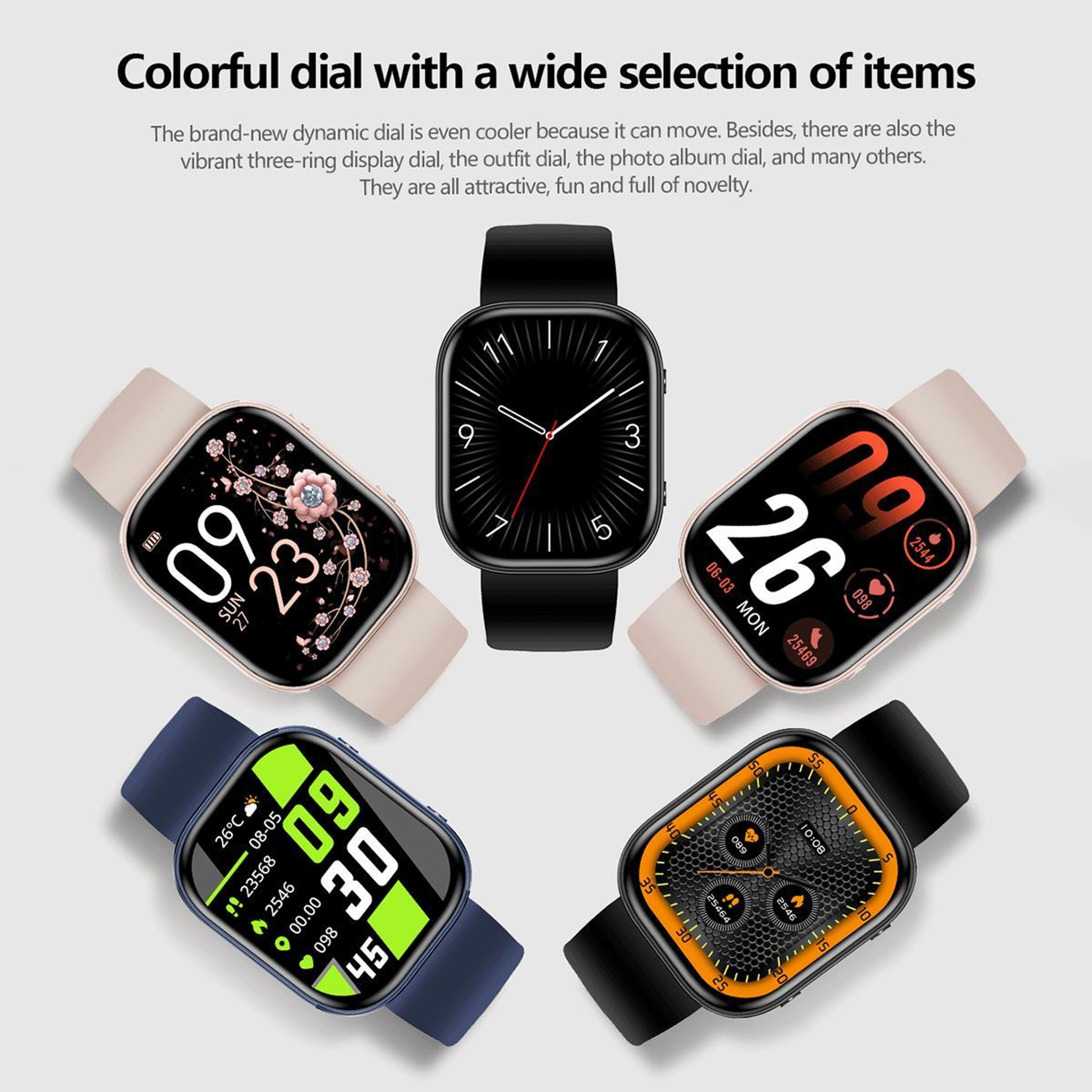 QS15 Bluetooth Smart Watch With 188 Inch HD Display Health Monitor Fitness Tracker 10