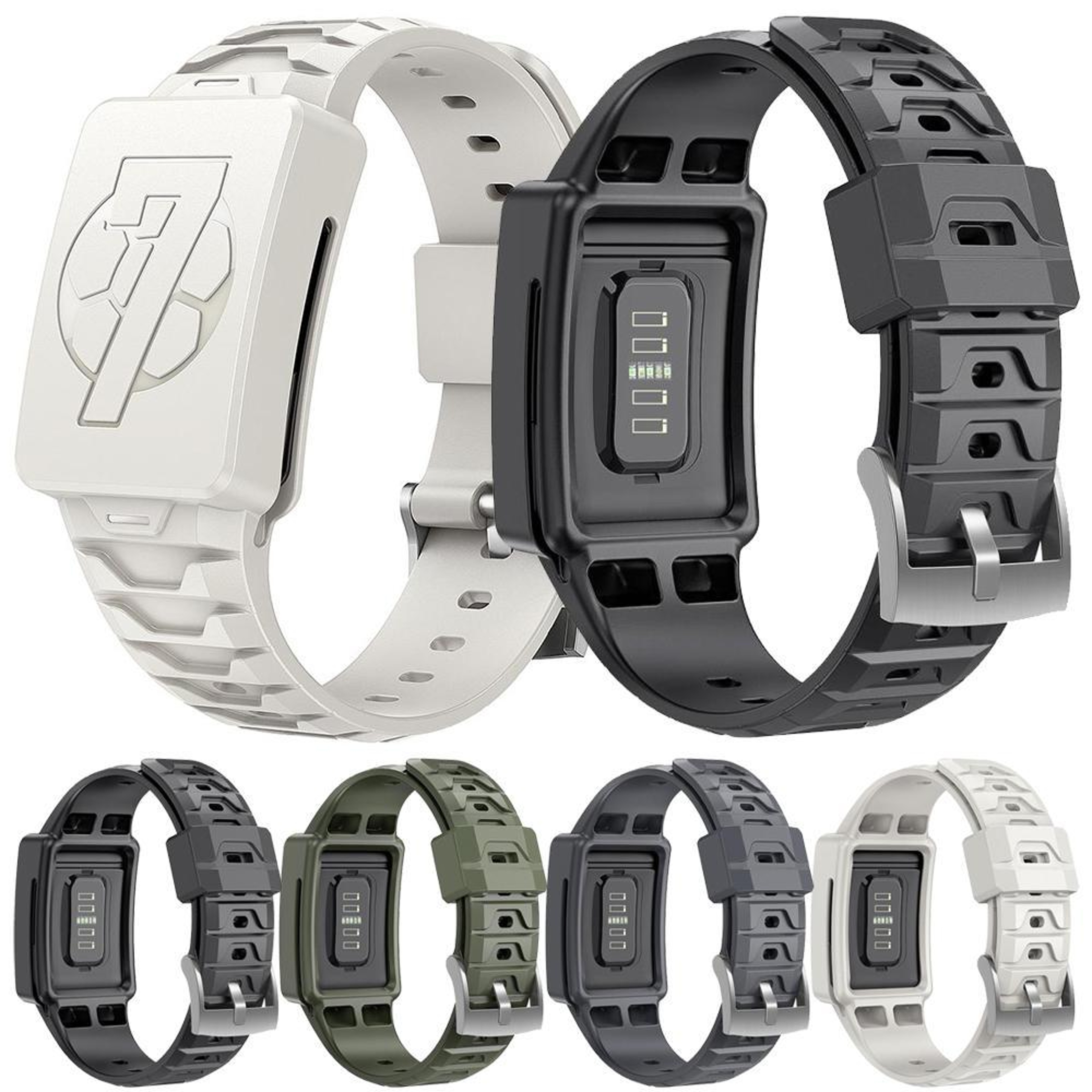WHOOP 40 TPU Watch Band Adjustable Soft Replacement Strap Integrated Wristband 8