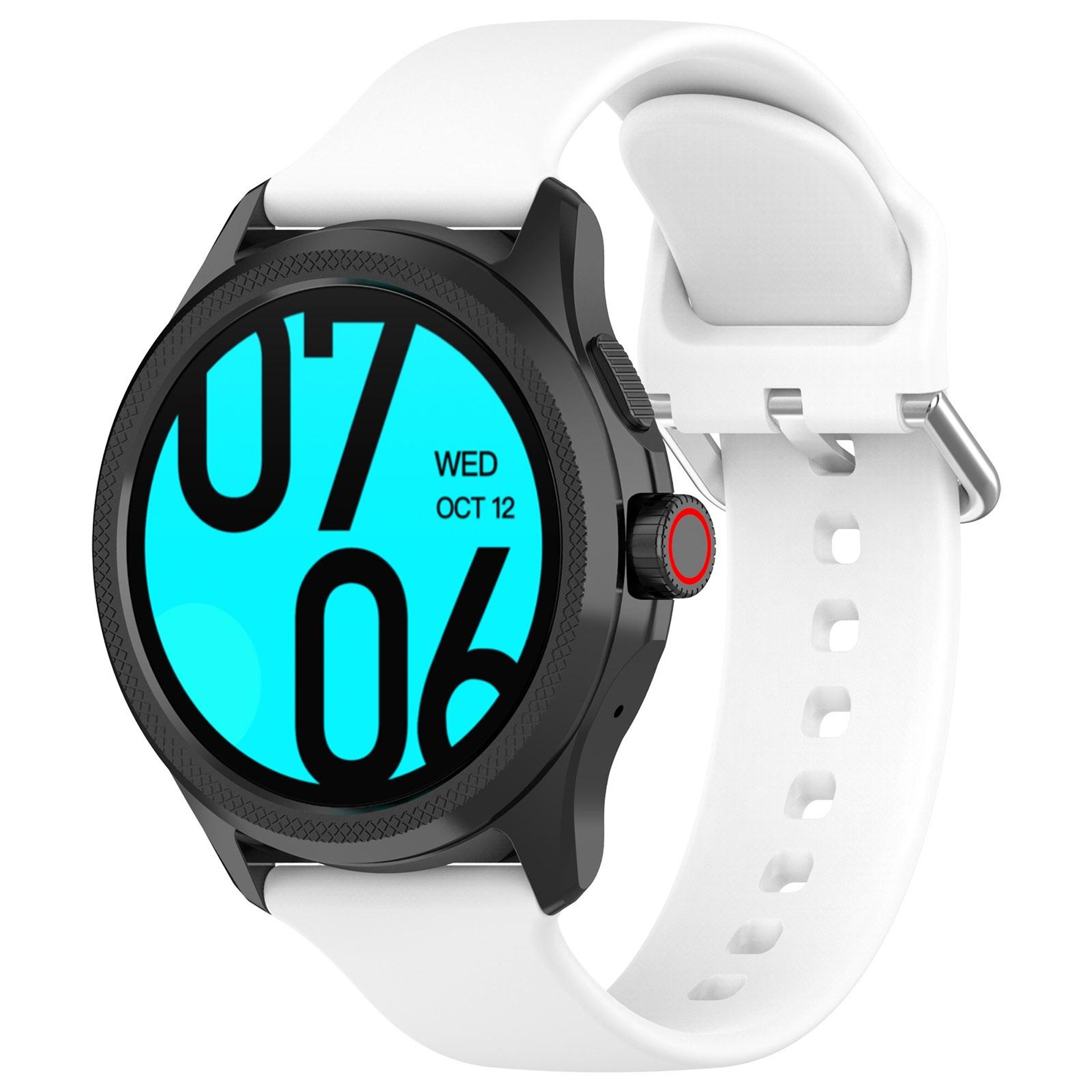 Universal Silicone Watch Band Adjustable Replacement Watch Strap For TicWatch Pro 5 And Fossil Watc 3