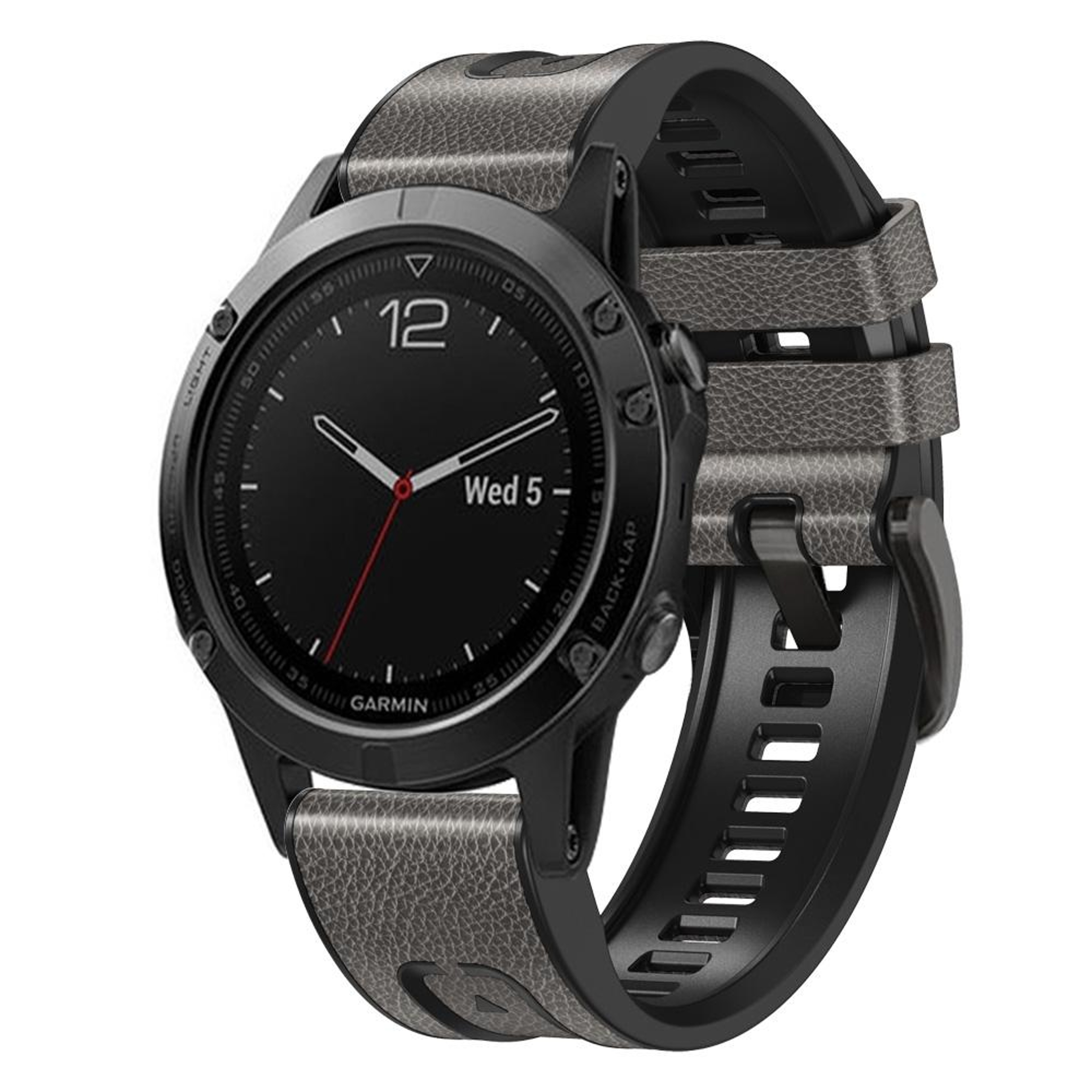 Garmin Fenix 7 Quick Release Watch Band Silicone Leather Replacement Strap 22mm – view 12