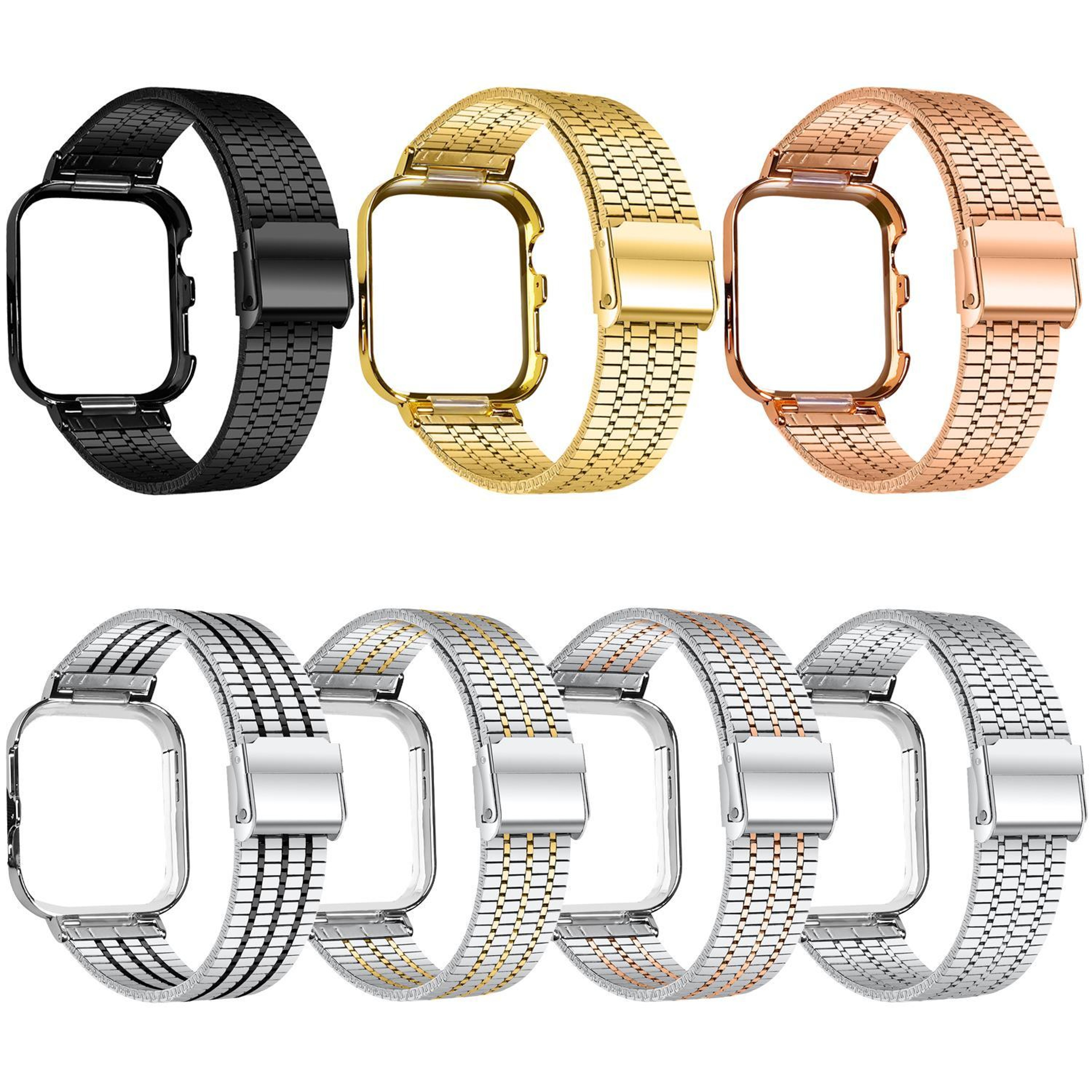 Huawei Watch Fit 4 Pro Fit 4 Fit 3 Stainless Steel Watch Band Seven Bead Metal Strap – view 5