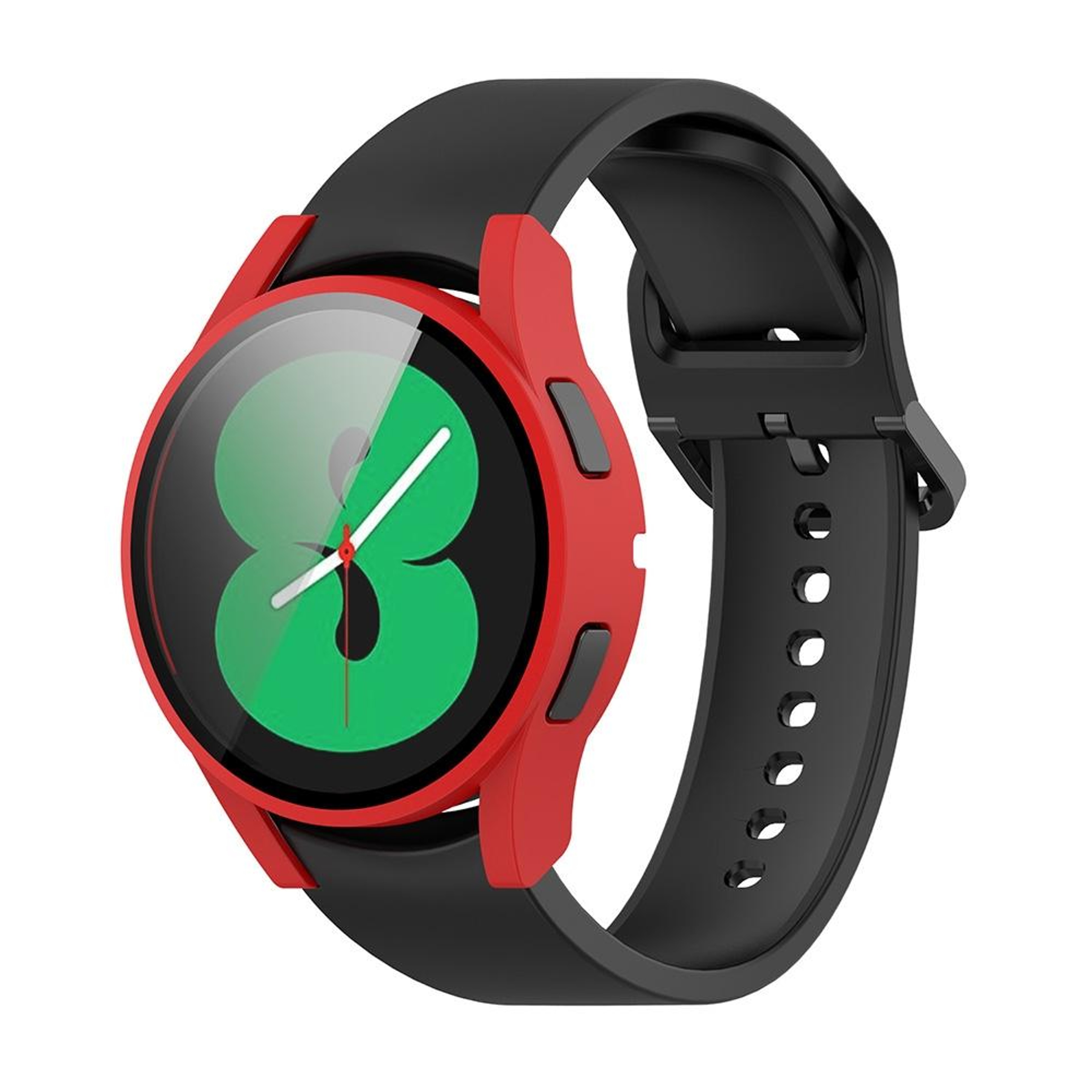Samsung Galaxy Watch FE 40mm Protective Case With Tempered Glass Screen Protector PC Full Coverage  5
