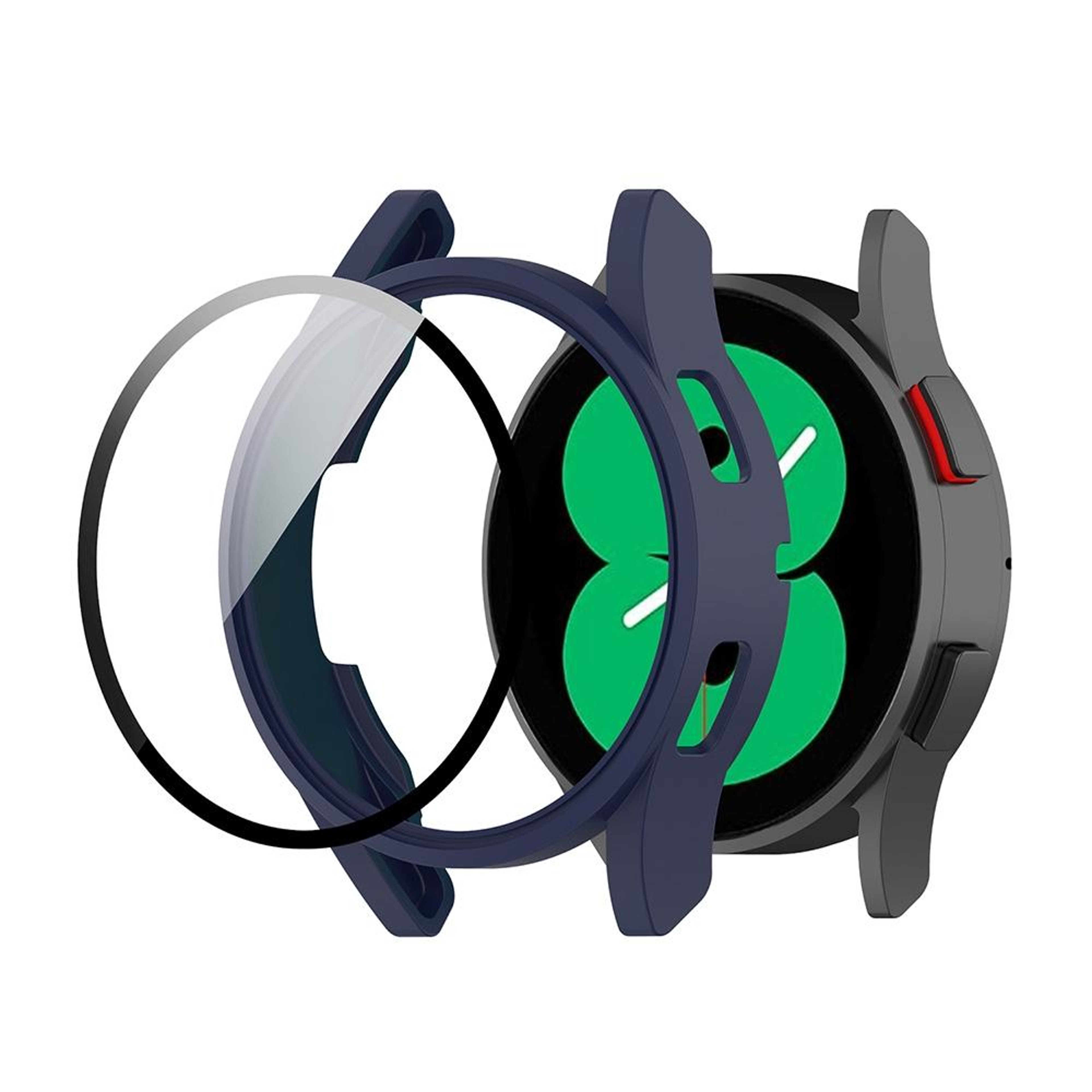 Samsung Galaxy Watch FE 40mm Protective Case With Tempered Glass Screen Protector PC Full Coverage  12