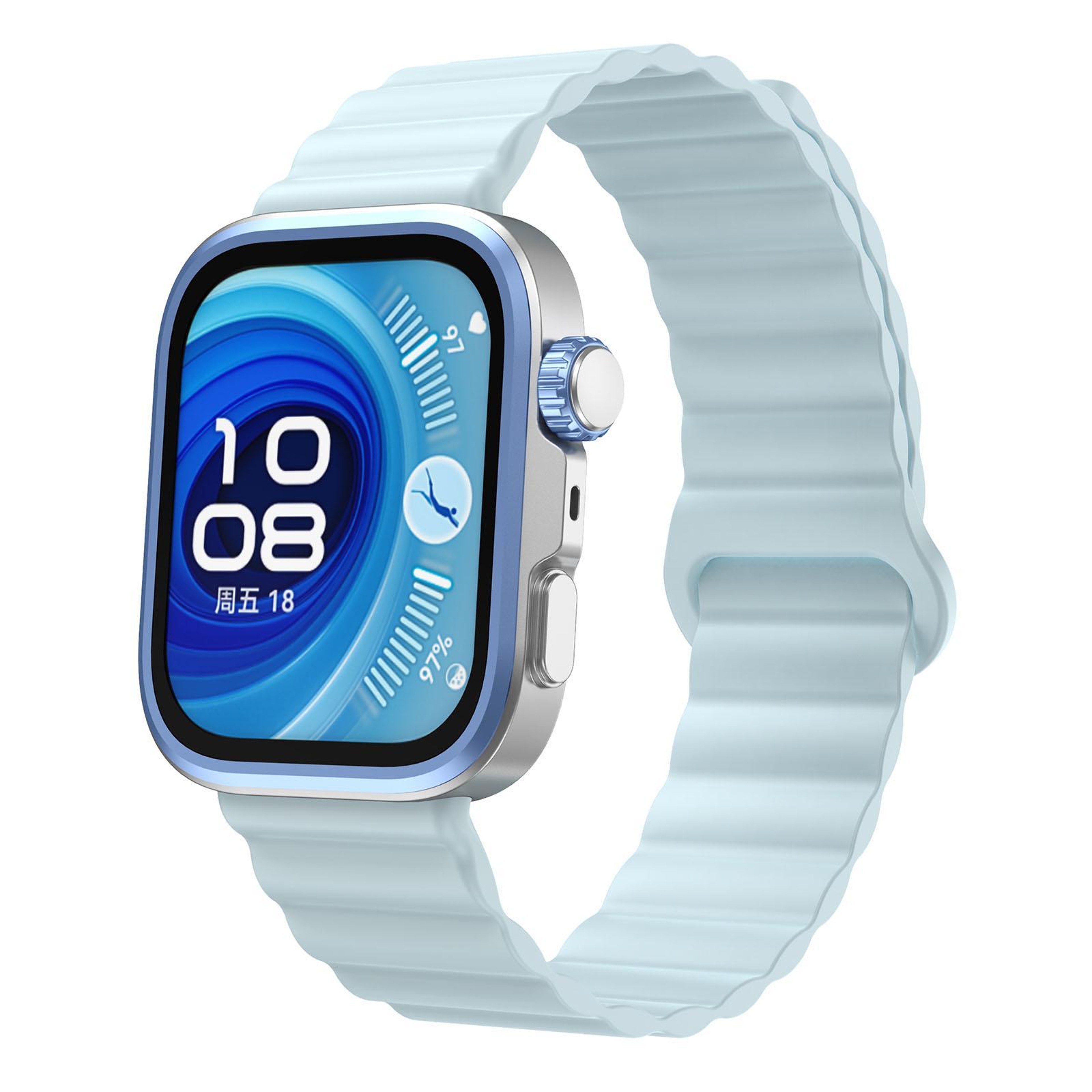 Huawei Watch Fit 5 Fit 5 Pro Fit 4 Magnetic Silicone Watch Band Adjustable Soft Replacement Strap – view 12