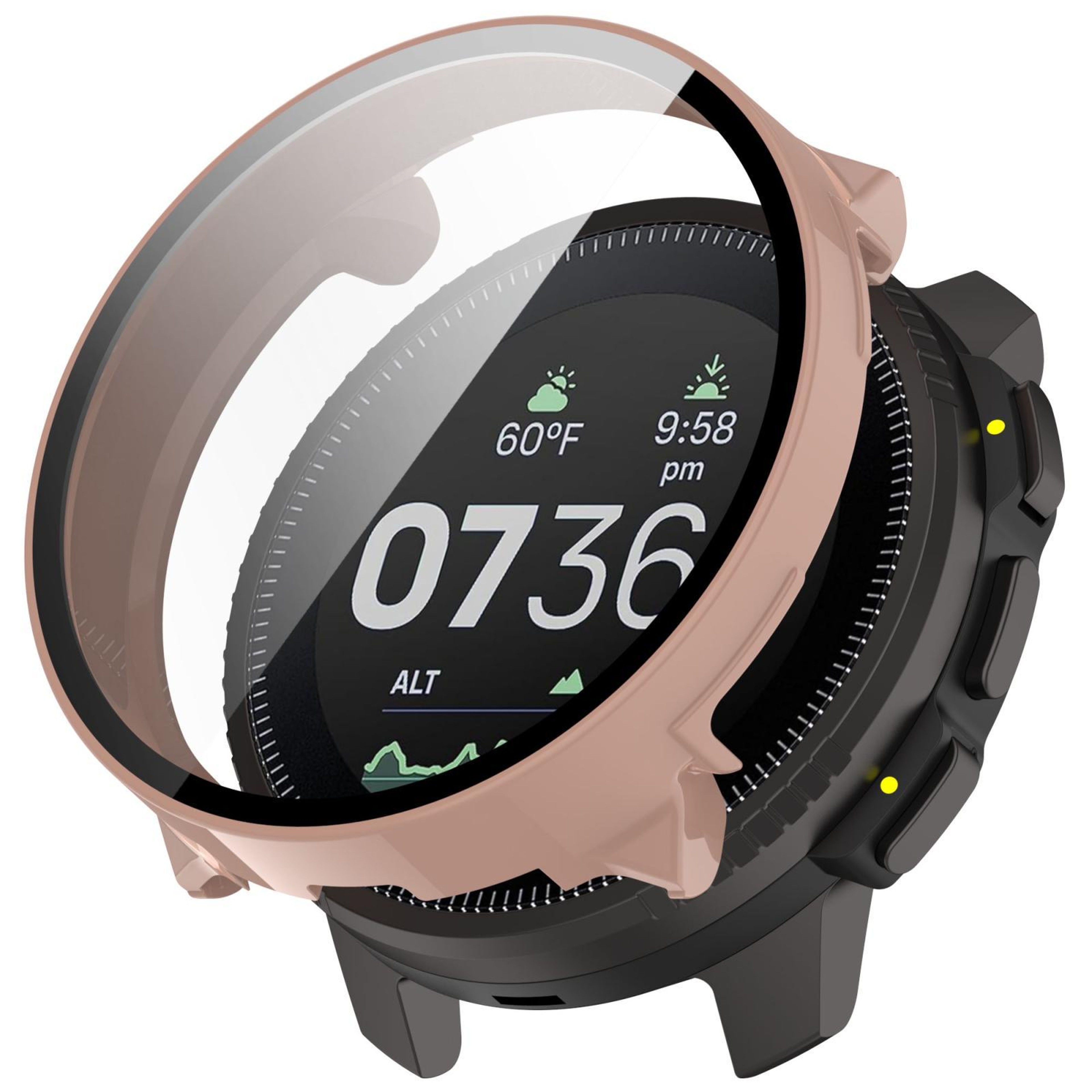 Suunto Vertical Protective Case with Tempered Glass PC Full Coverage Screen Protector – view 16