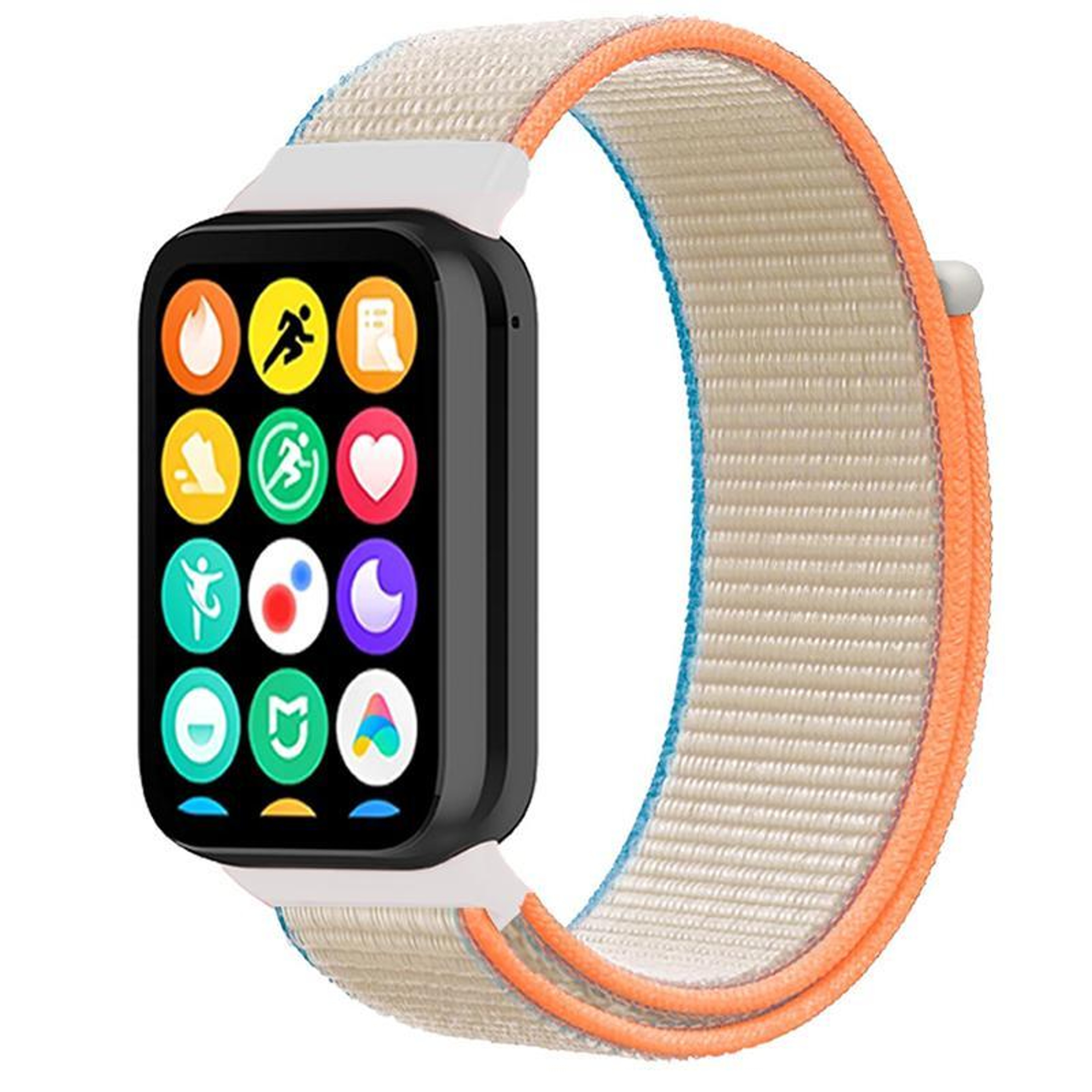 Xiaomi Band 9 Pro Strap Nylon Hook And Loop Fastener Replacement Watch Band For Xiaomi Band 8 Pro R 19