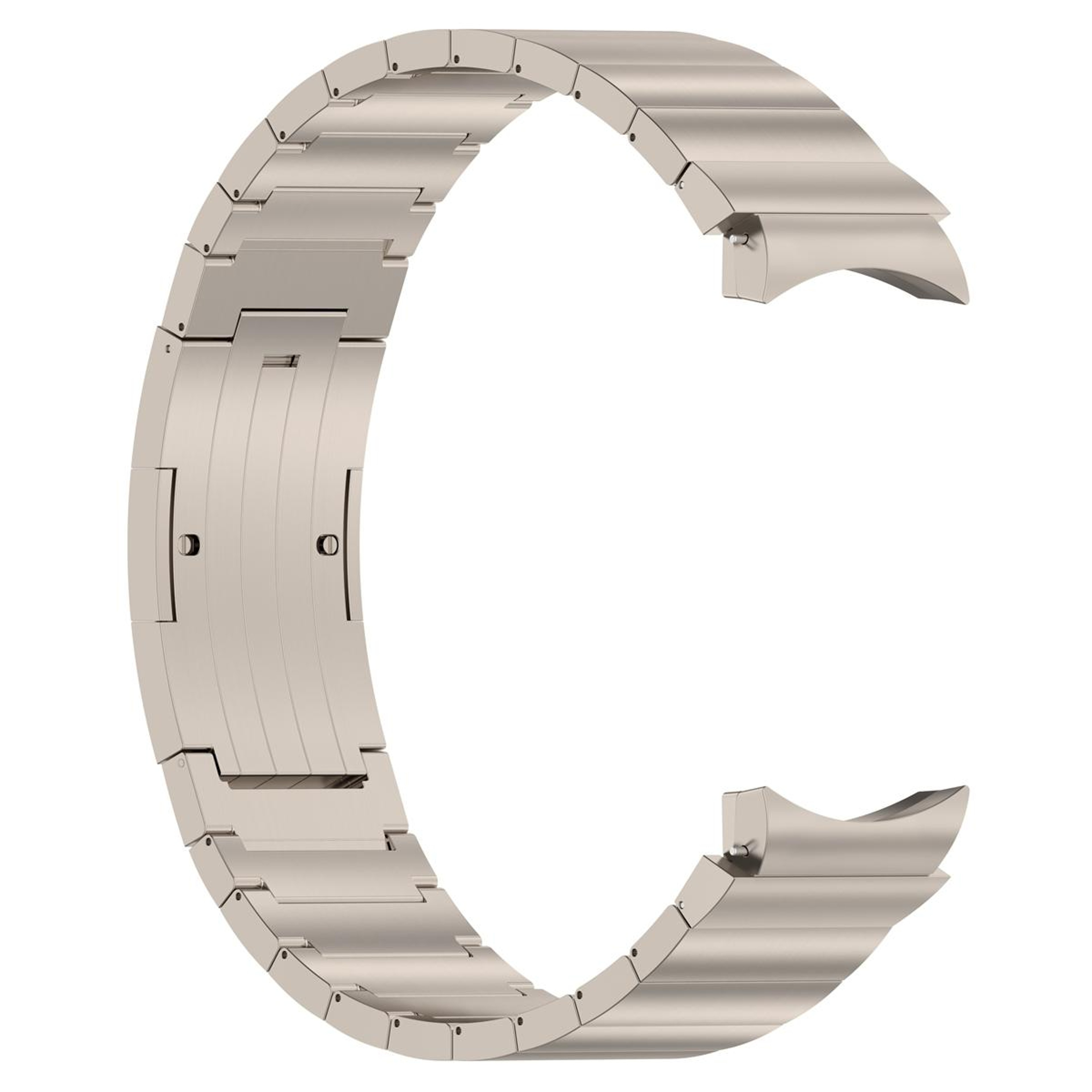 Samsung Galaxy Watch 6 Classic 5 Pro 4 Titanium Steel Watch Band Button Style Metal Strap 3