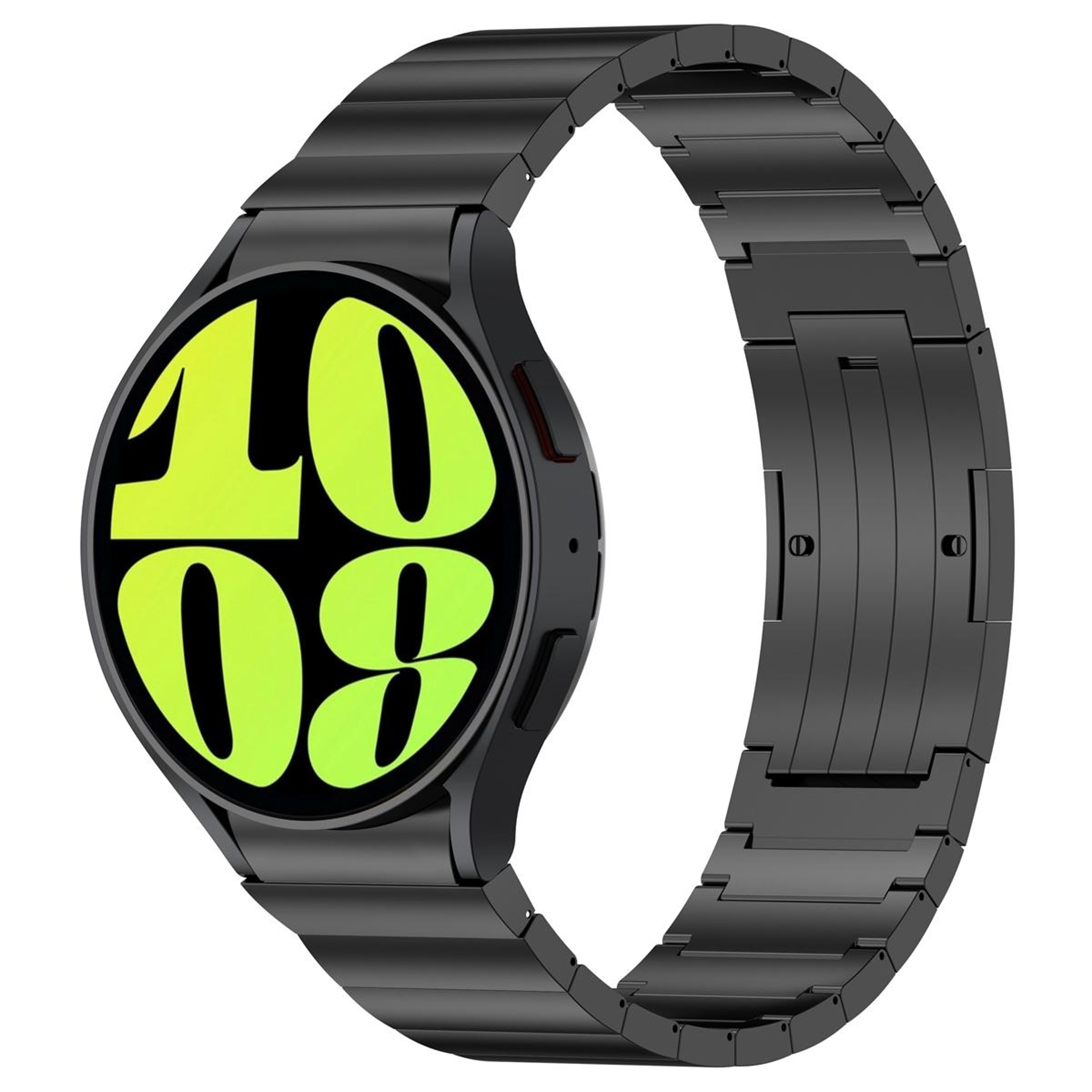 Samsung Galaxy Watch 6 Classic 5 Pro 4 Titanium Steel Watch Band Button Style Metal Strap 2