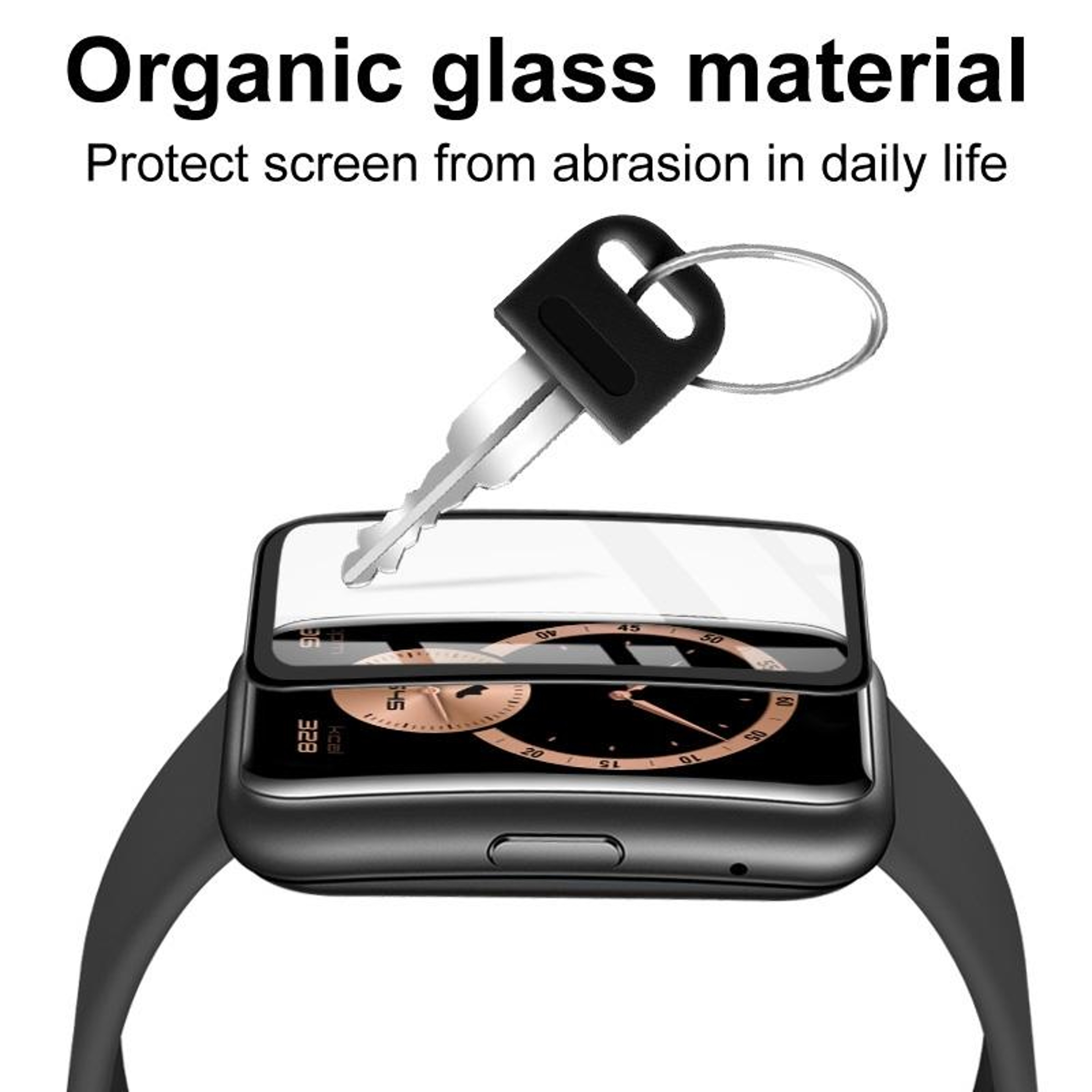 Imak Honor Watch 4 Screen Protector HD Plexiglass Protective Film Scratch Resistant 2