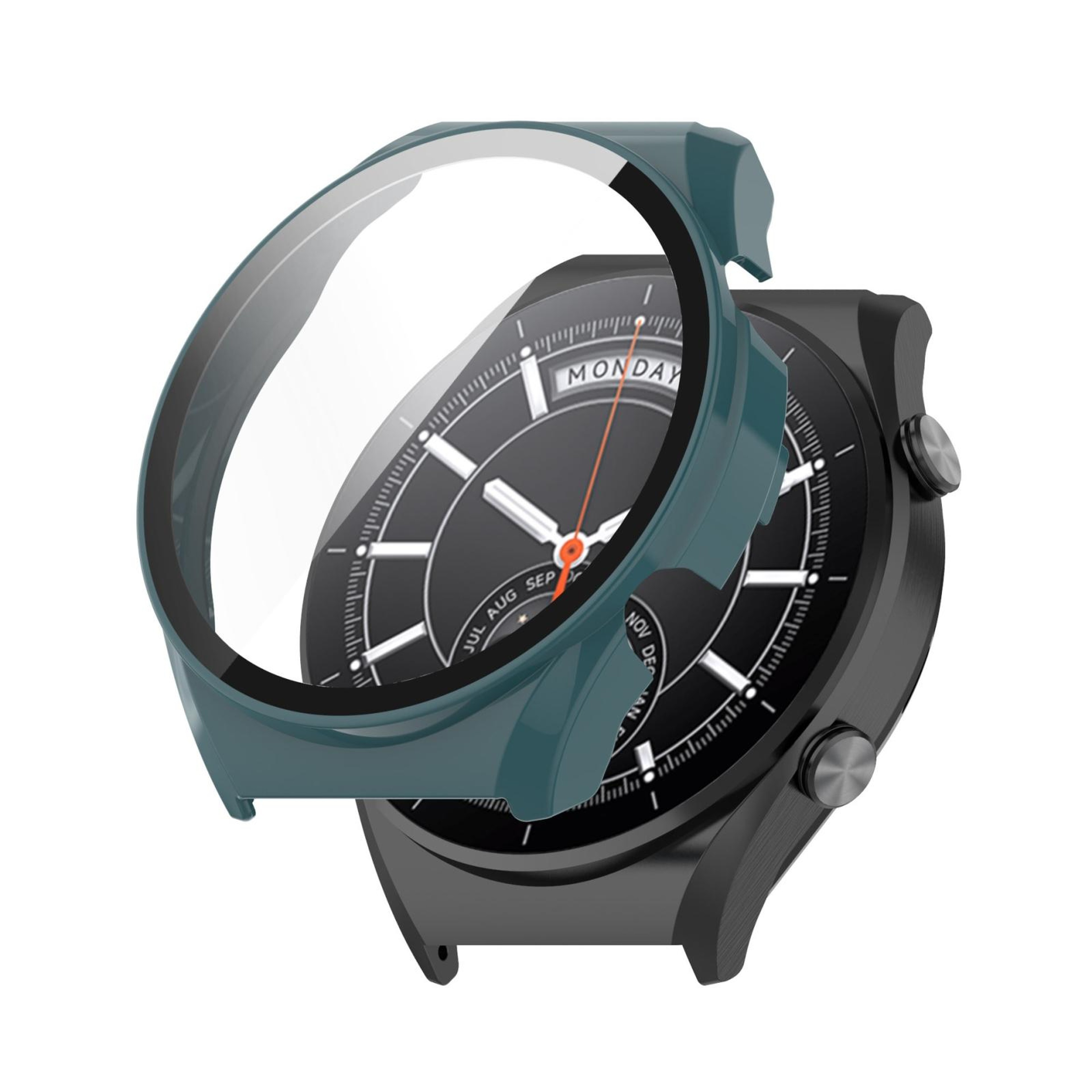 Xiaomi Watch S1 Protective Case With Tempered Glass Screen Protector Full Coverage PC Cover 8
