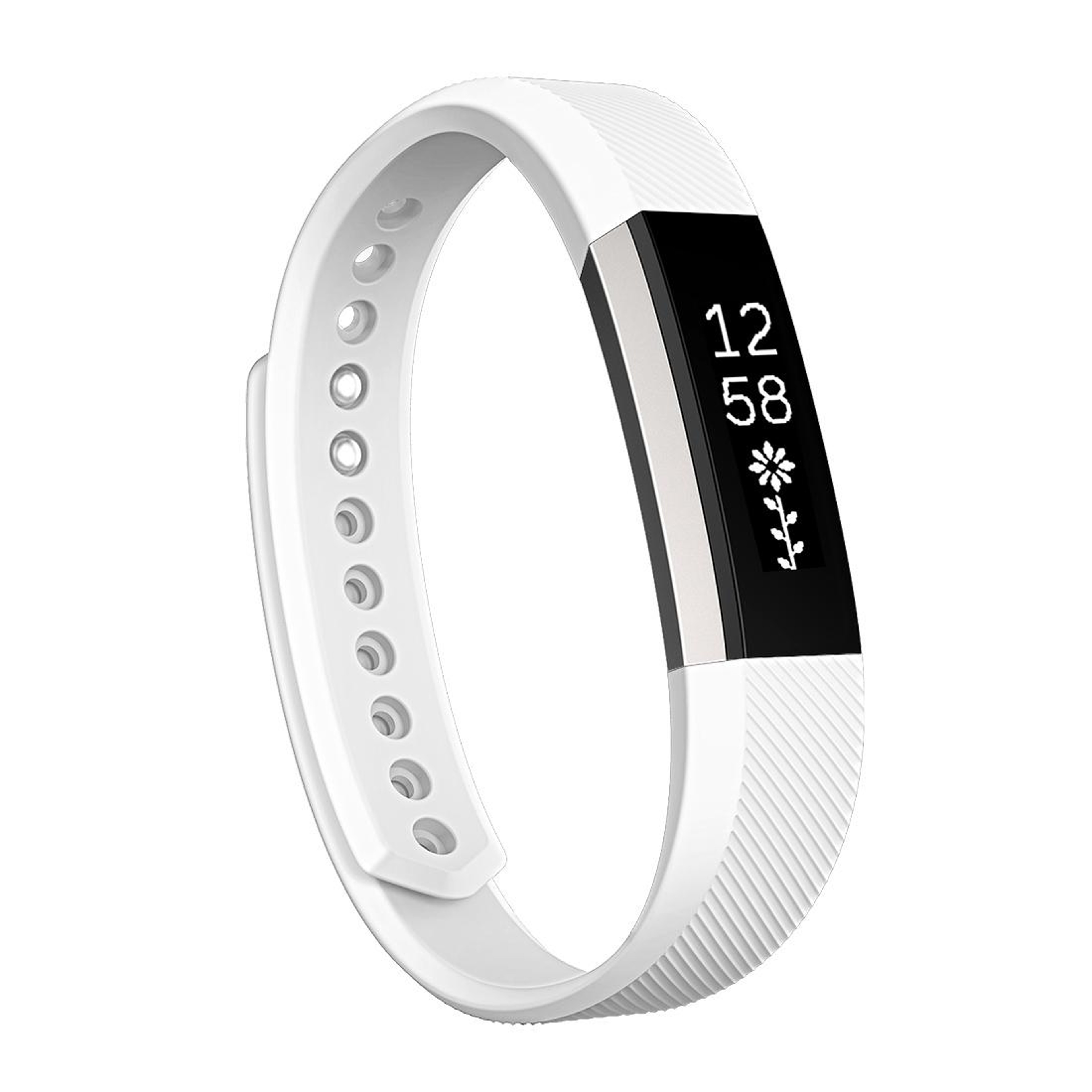 Fitbit Alta Silicone Watch Band Oblique Texture Soft Replacement Strap 18