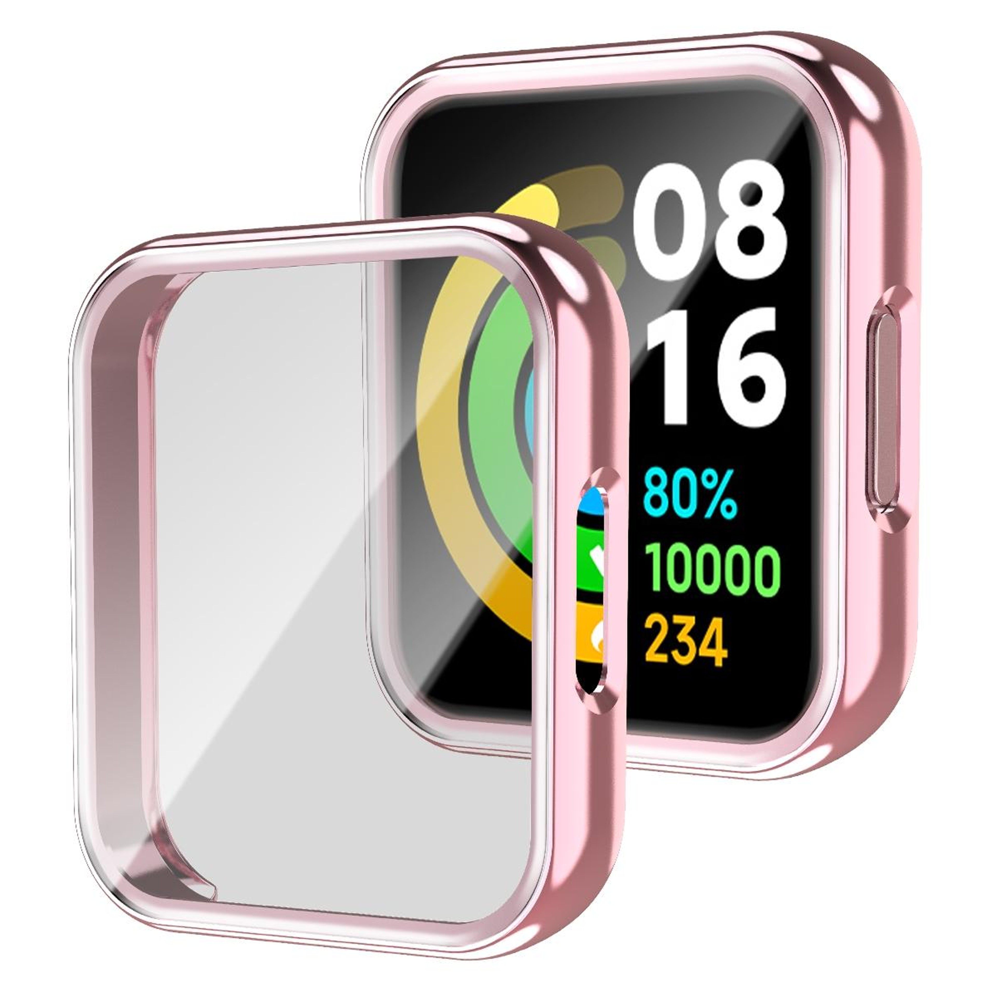 Xiaomi Redmi Watch 2 TPU Protective Case With Screen Protector Lightweight Hollow Cover 3