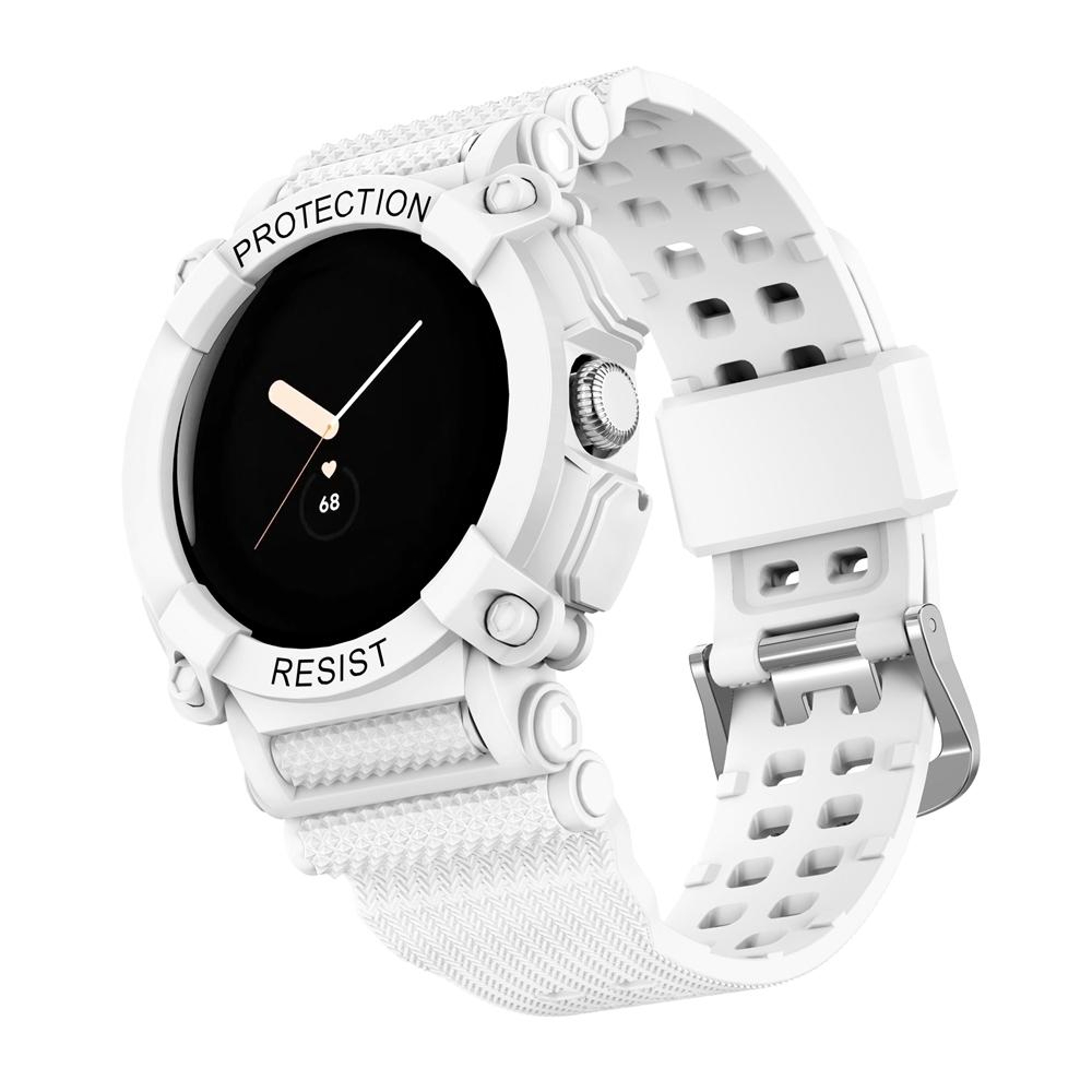 Google Pixel Watch Silicone Watch Band Three Proof Integrated Replacement Strap – view 8